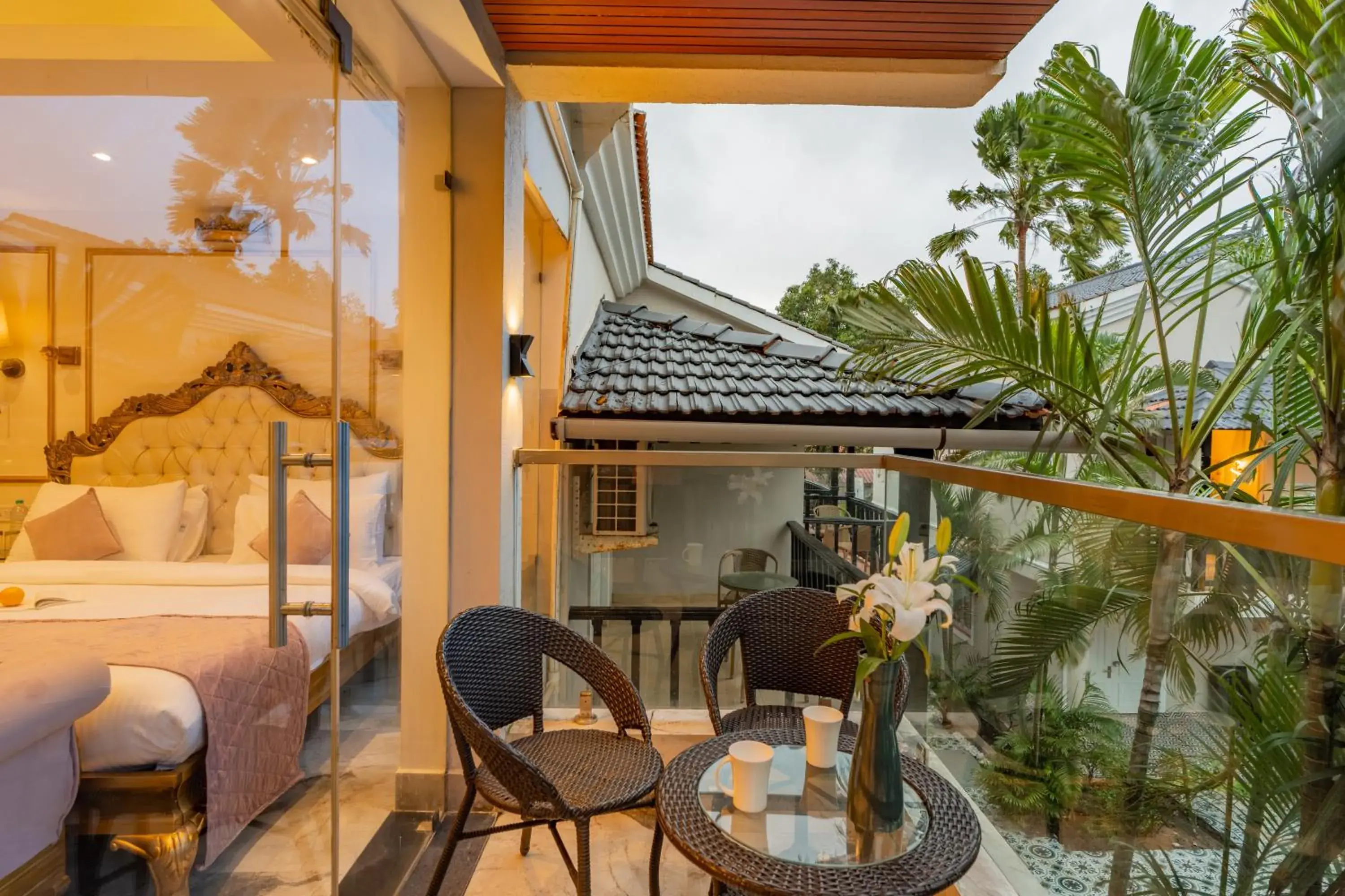 Patio, Bed in Emperor Ozran by Alaya Stays Patio, Bed in Emperor Ozran by Alaya Stays