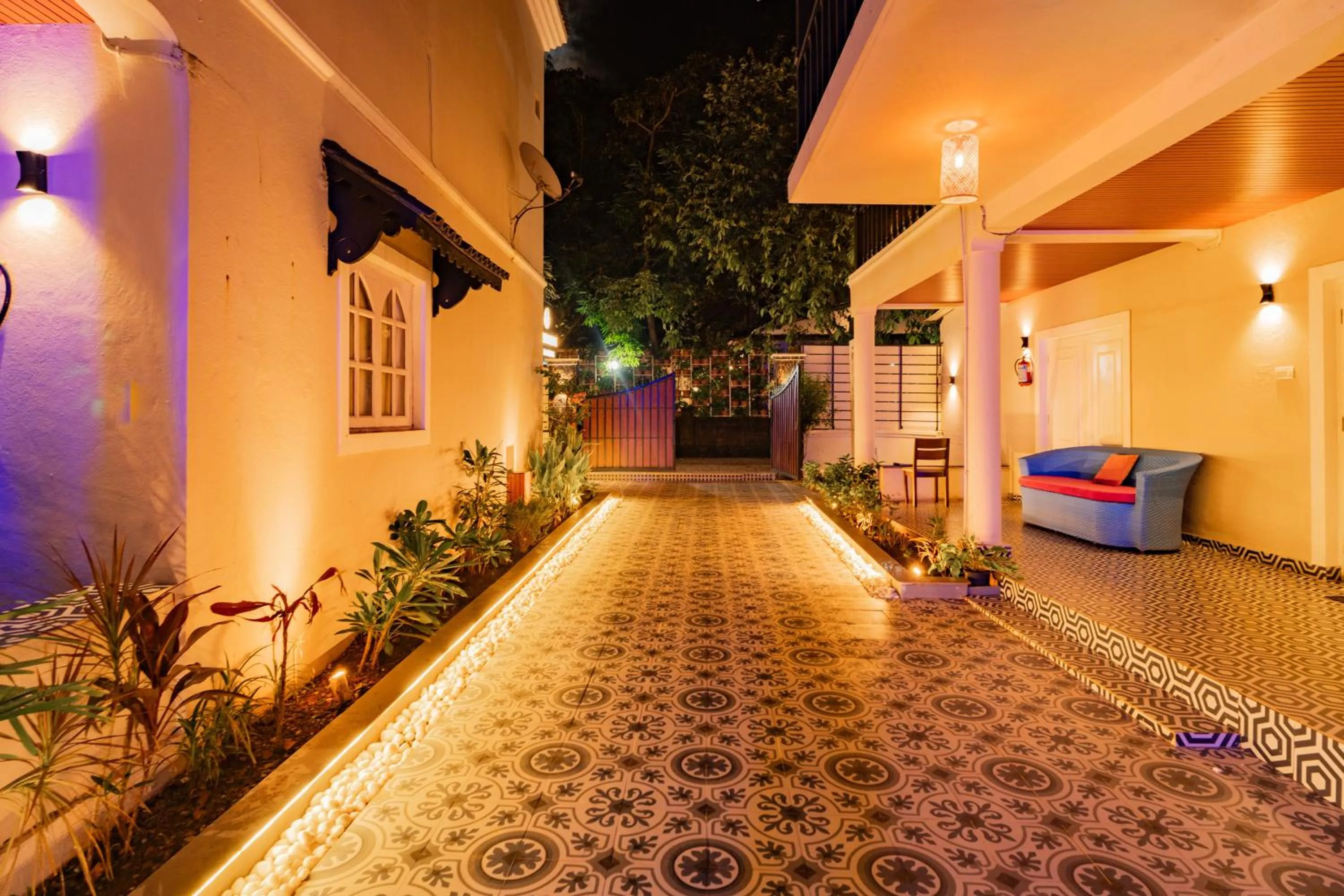 Patio in Emperor Ozran by Alaya Stays