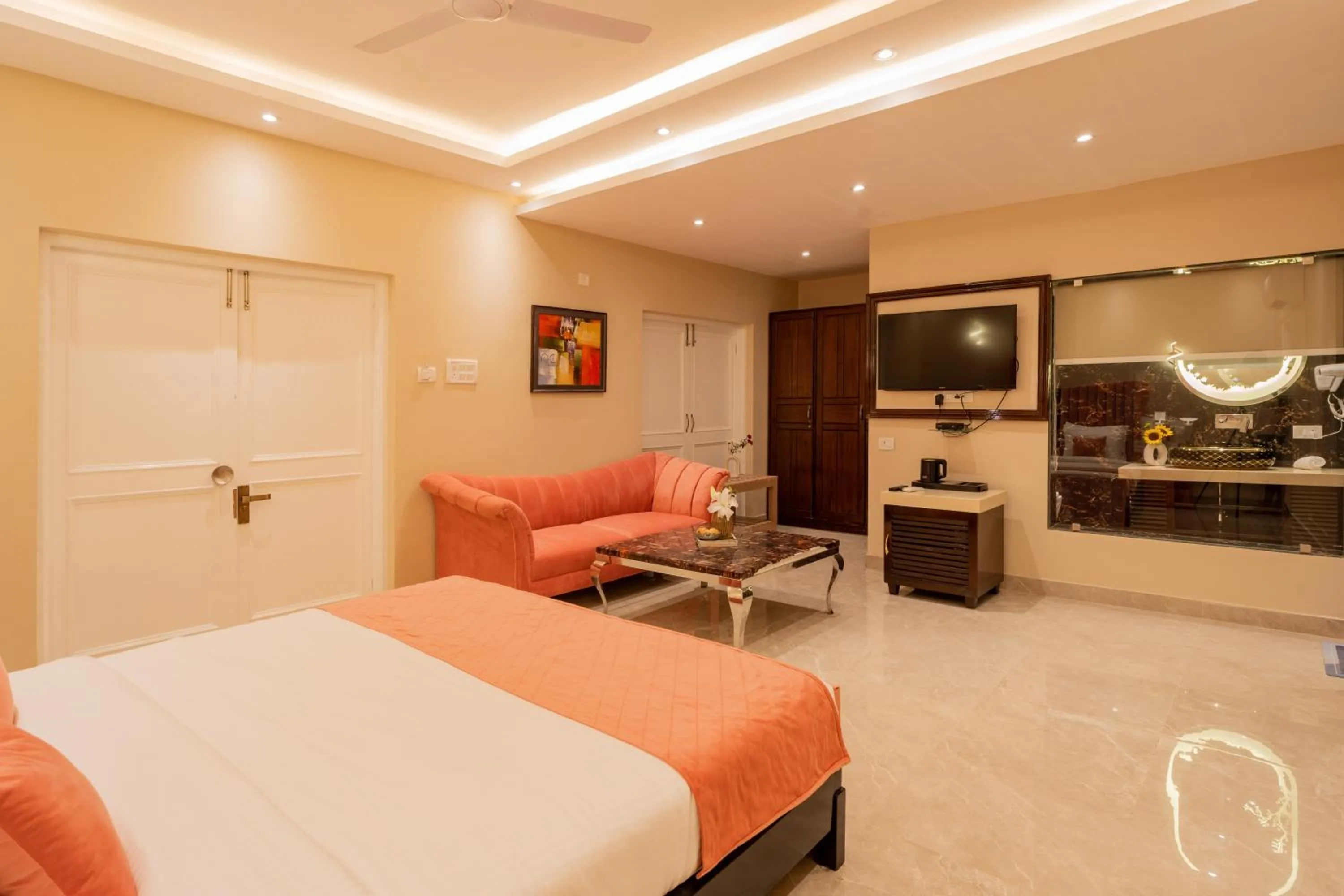 Bed in Emperor Ozran by Alaya Stays