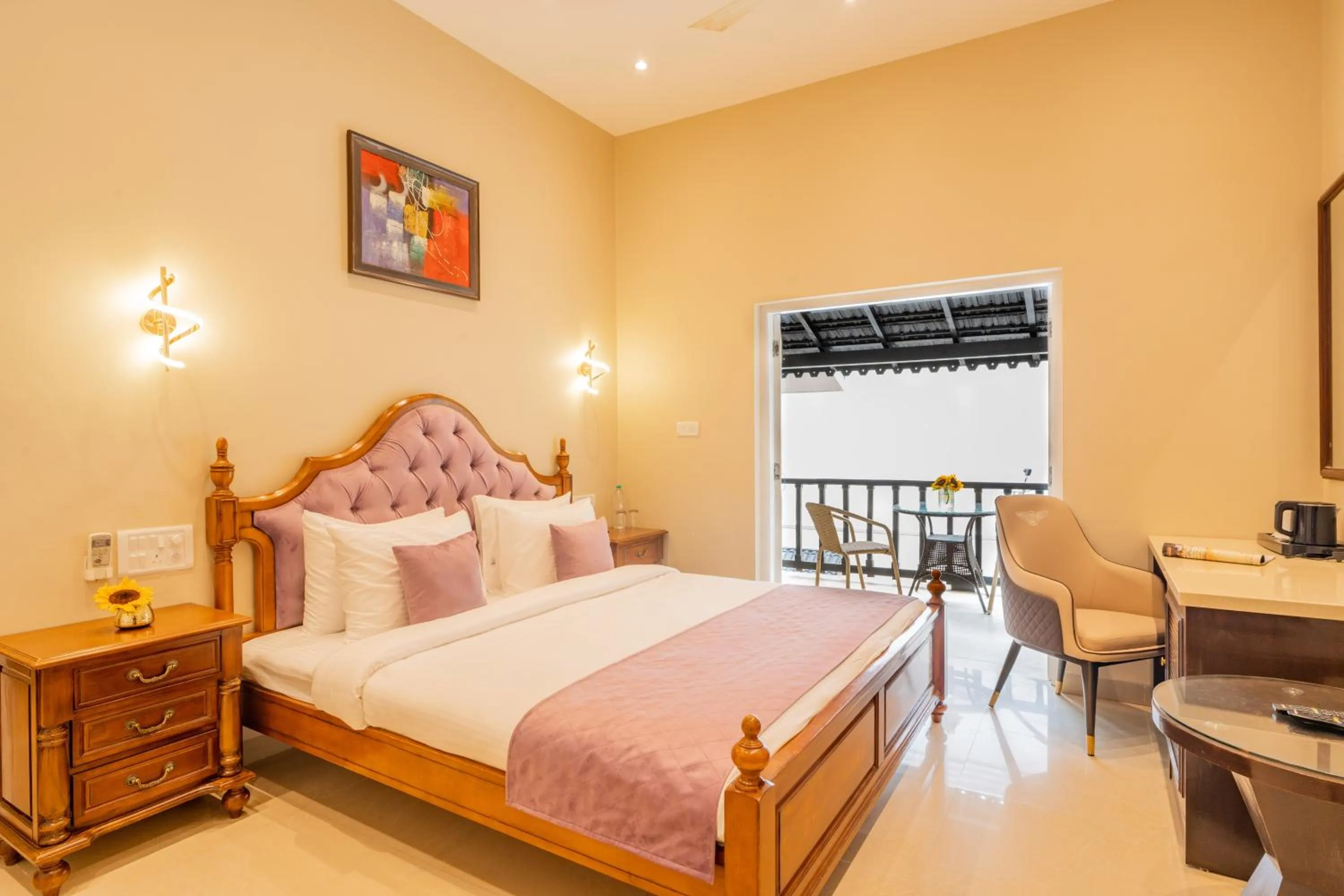 Bed in Emperor Ozran by Alaya Stays