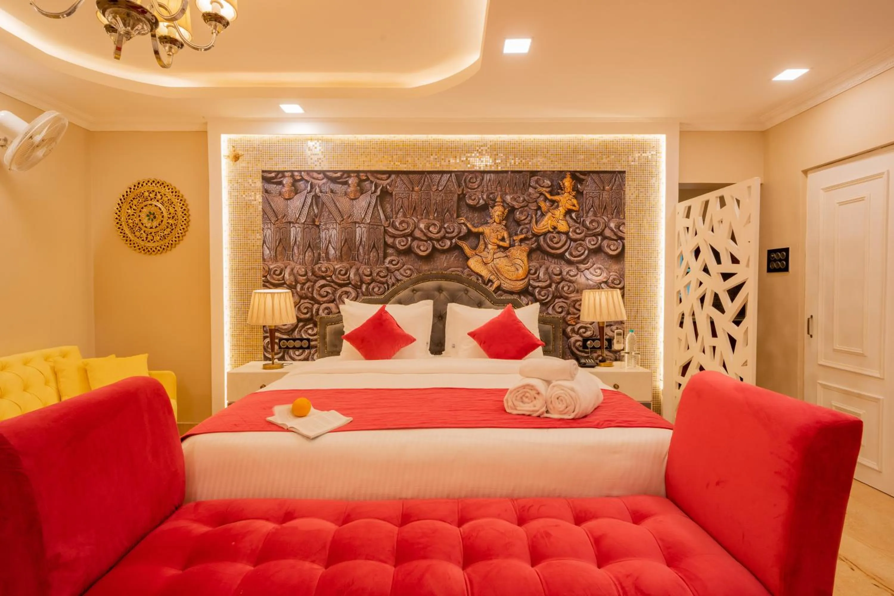 Bed in Emperor Ozran by Alaya Stays