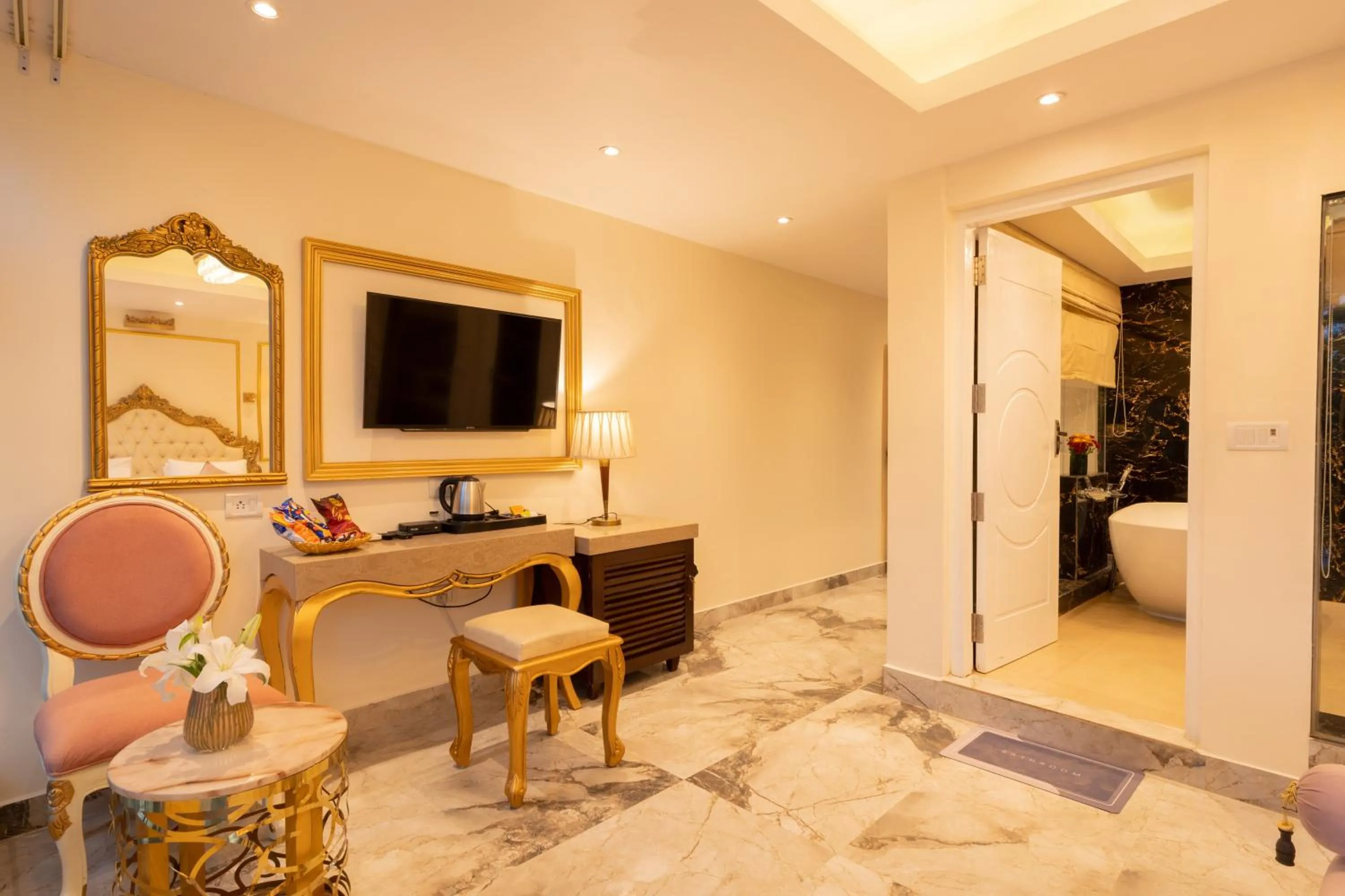 Bed in Emperor Ozran by Alaya Stays