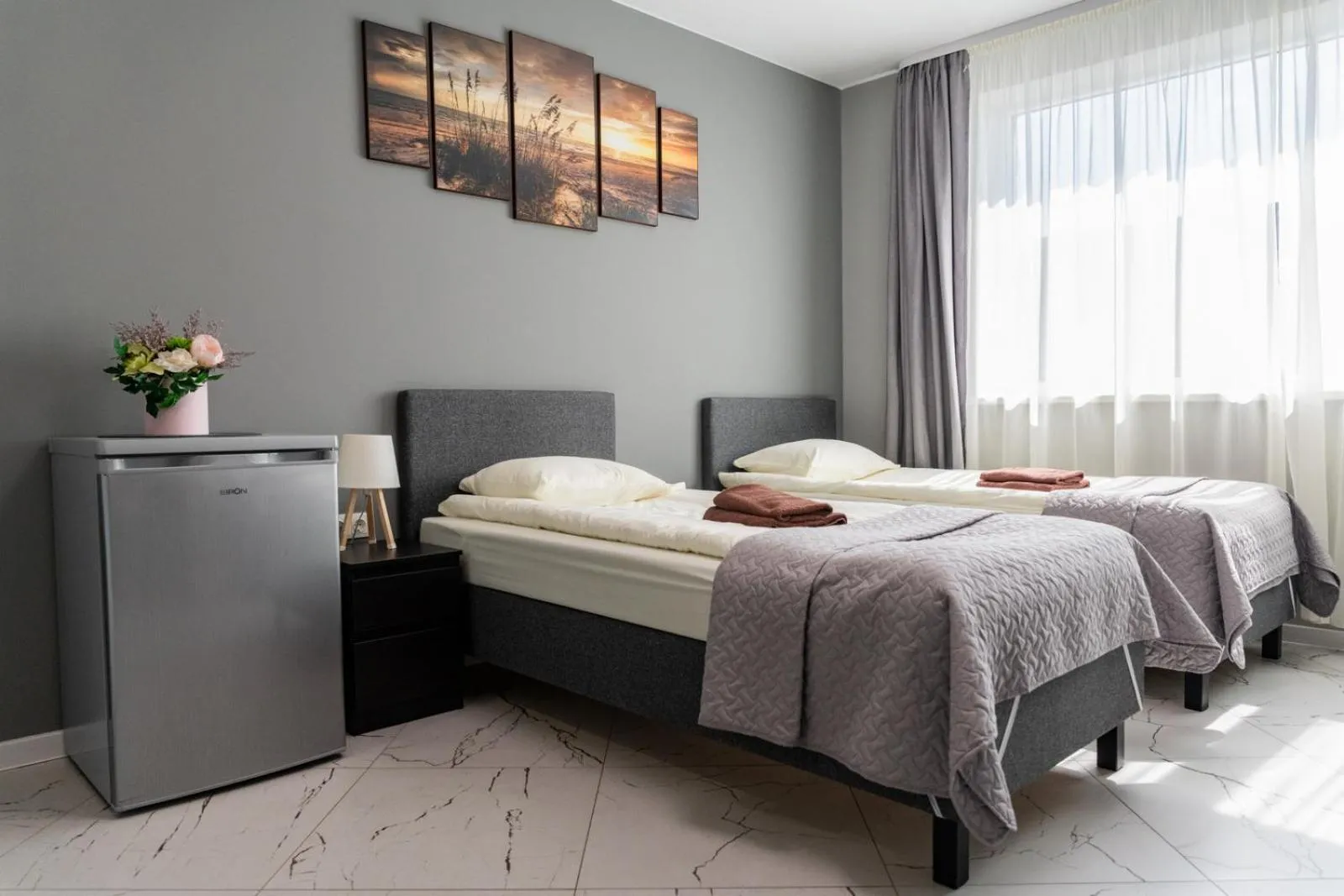 Bed in Svečių namai Imperija