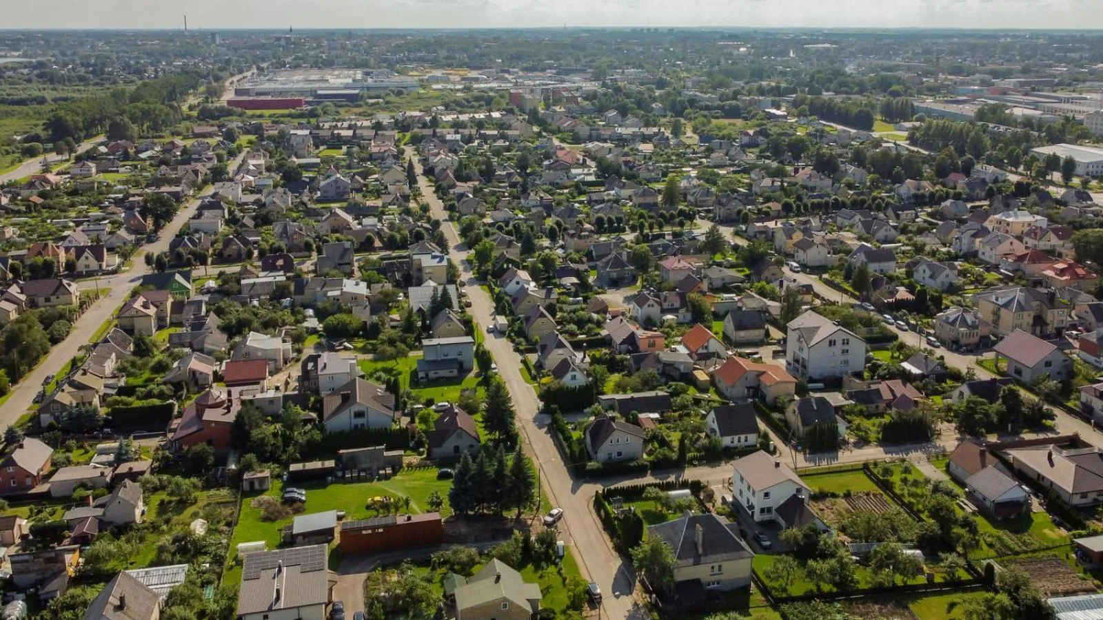 Bird's eye view in Svečių namai Imperija