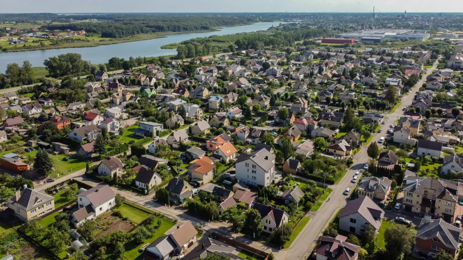 Bird's eye view in Svečių namai Imperija