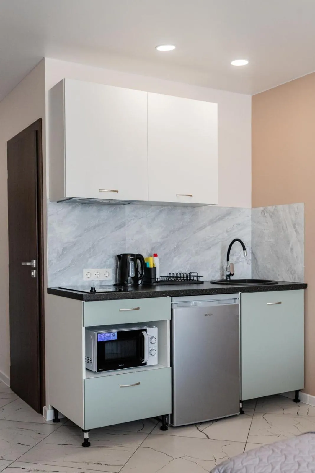 Kitchen or kitchenette in Svečių namai Imperija