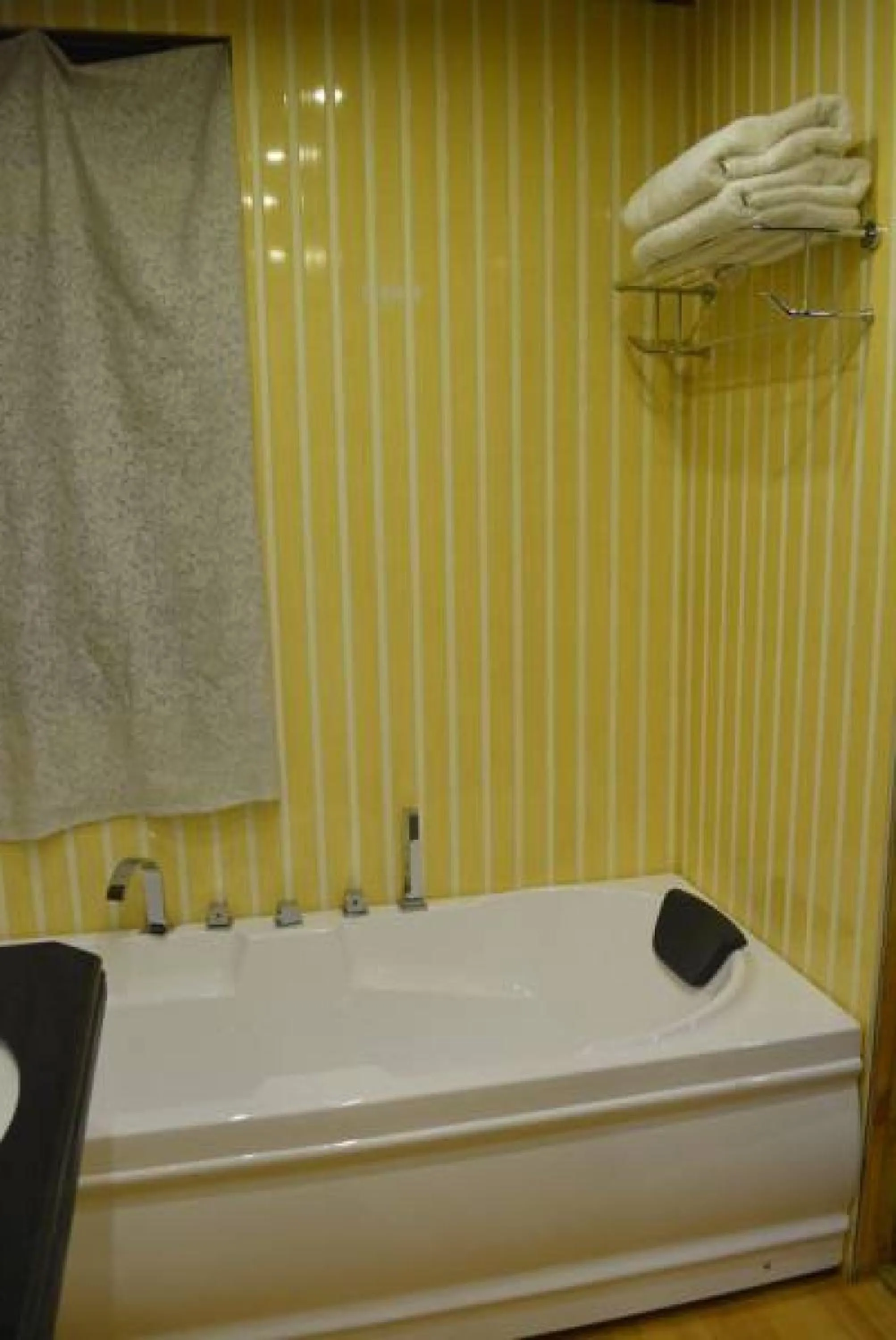 Bathroom in New York Houseboat