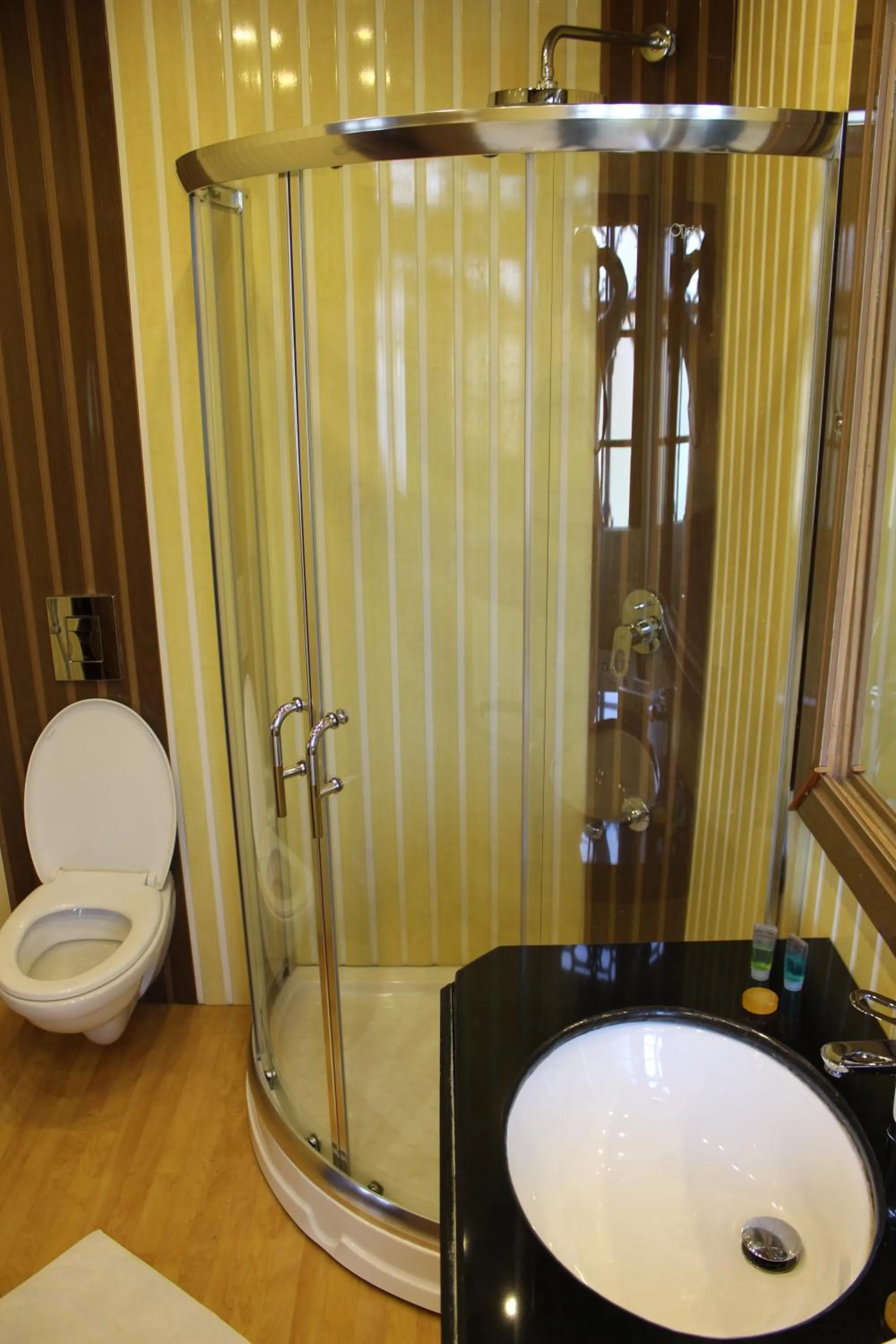Shower in New York Houseboat