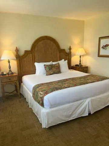 Bed in Hawaii Volcano House