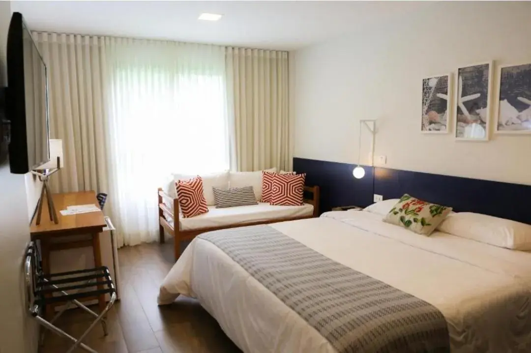 Bed in Hotel do Bosque Eco Resort Bed in Hotel do Bosque Eco Resort