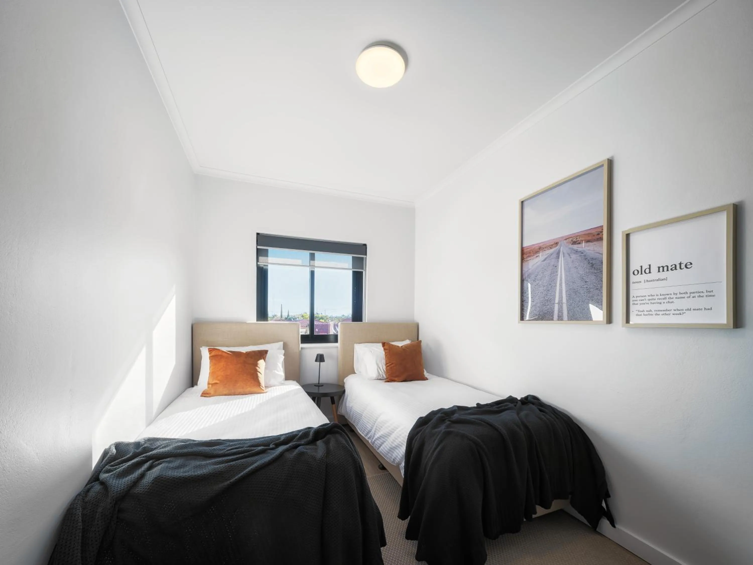 Bed in Whyalla Skysuites