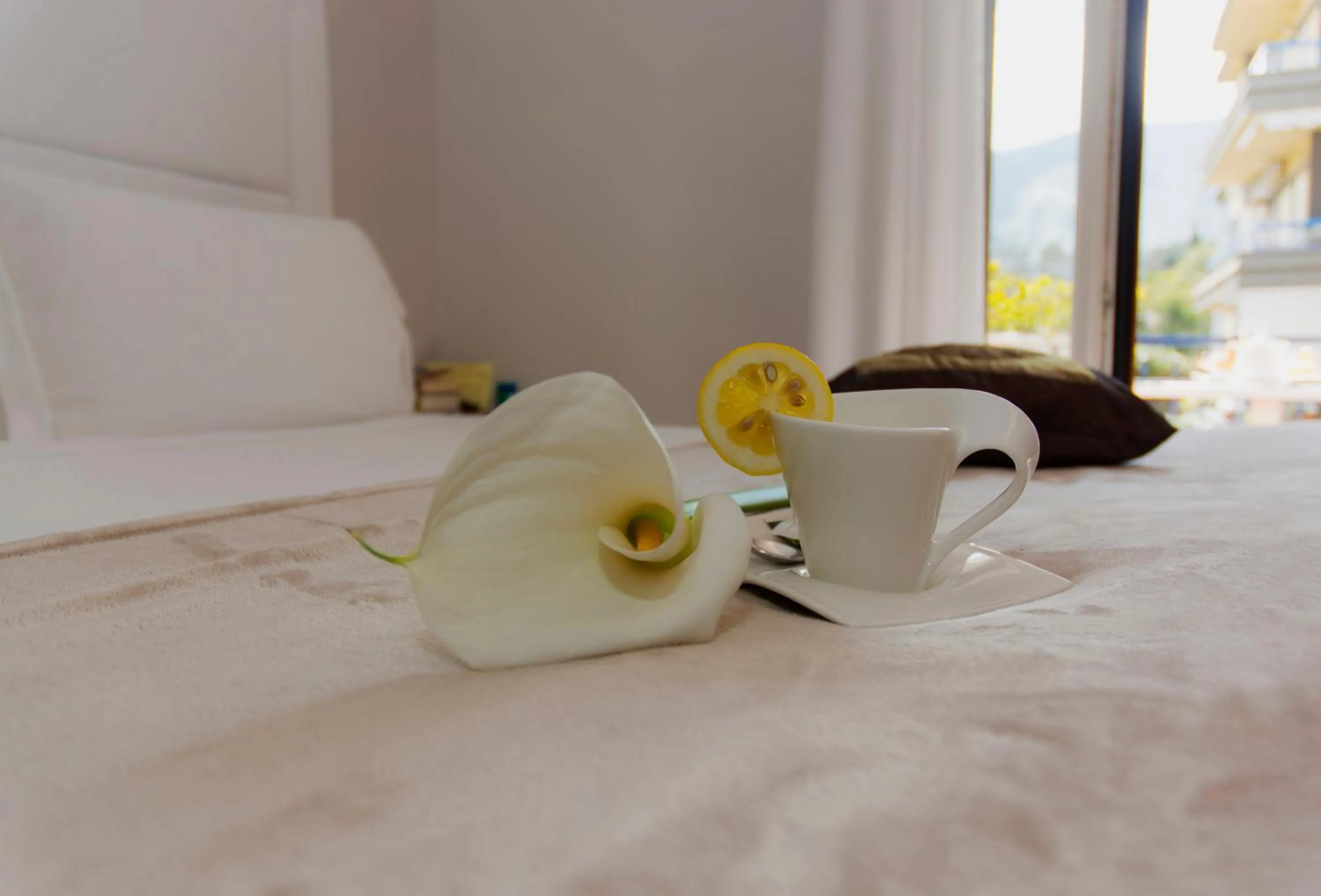Decorative detail, Bed in Bougainvillea Relais
