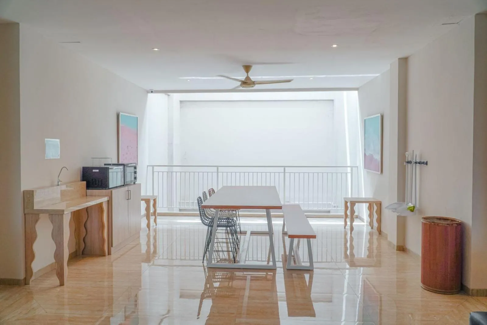 Seating area in Bali Bustle Pararaton Coliving and Coworking Space