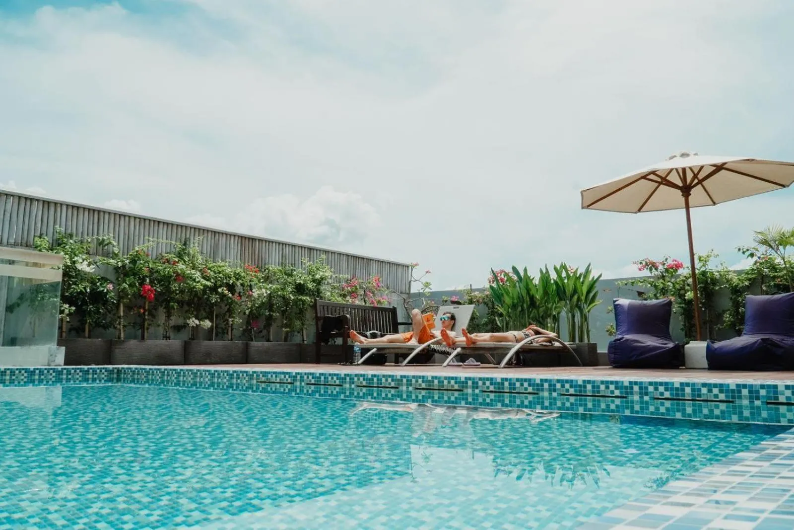 Swimming pool in Bali Bustle Pararaton Coliving and Coworking Space