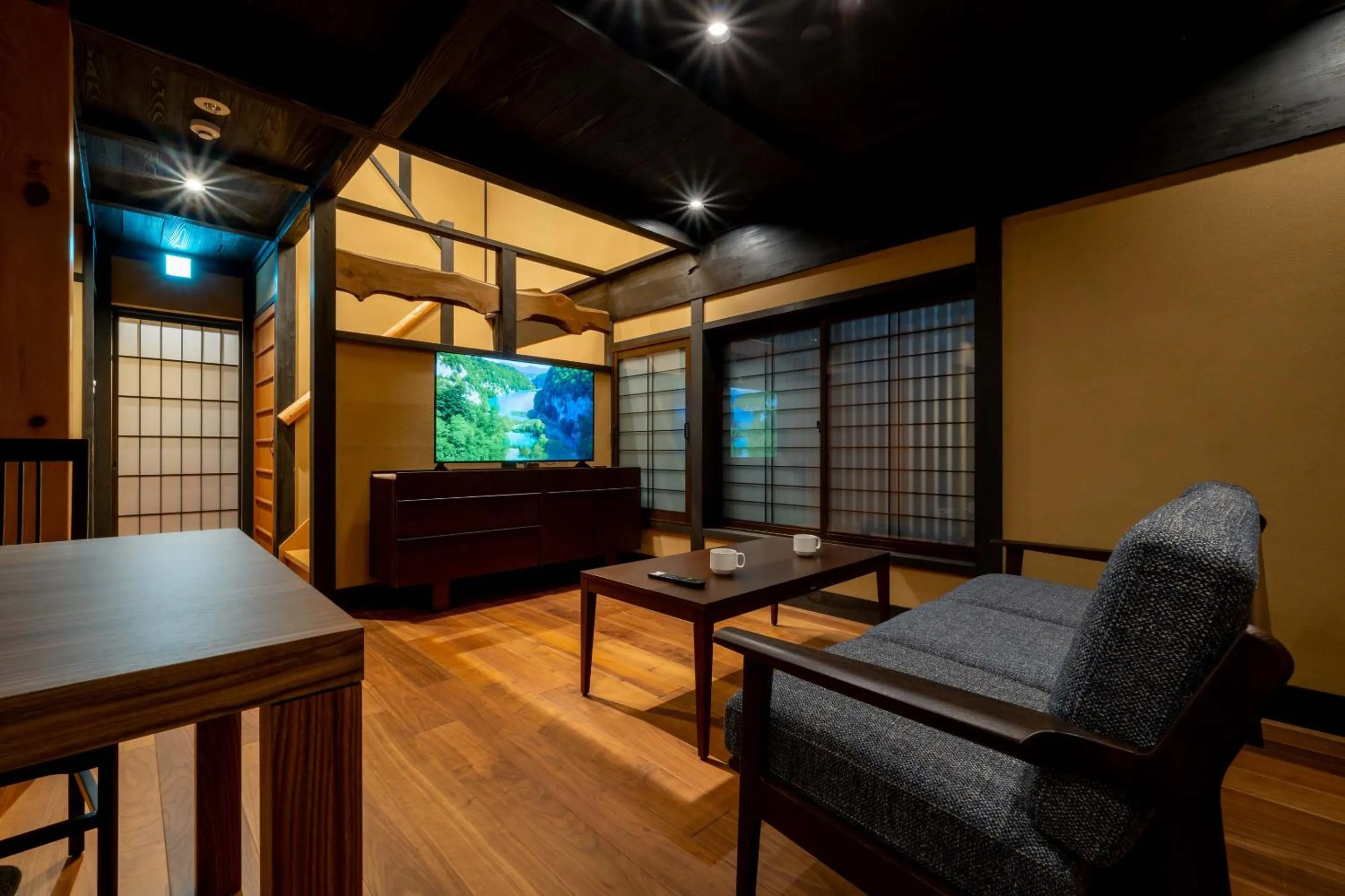 Living room in RESI STAY Palace Gate