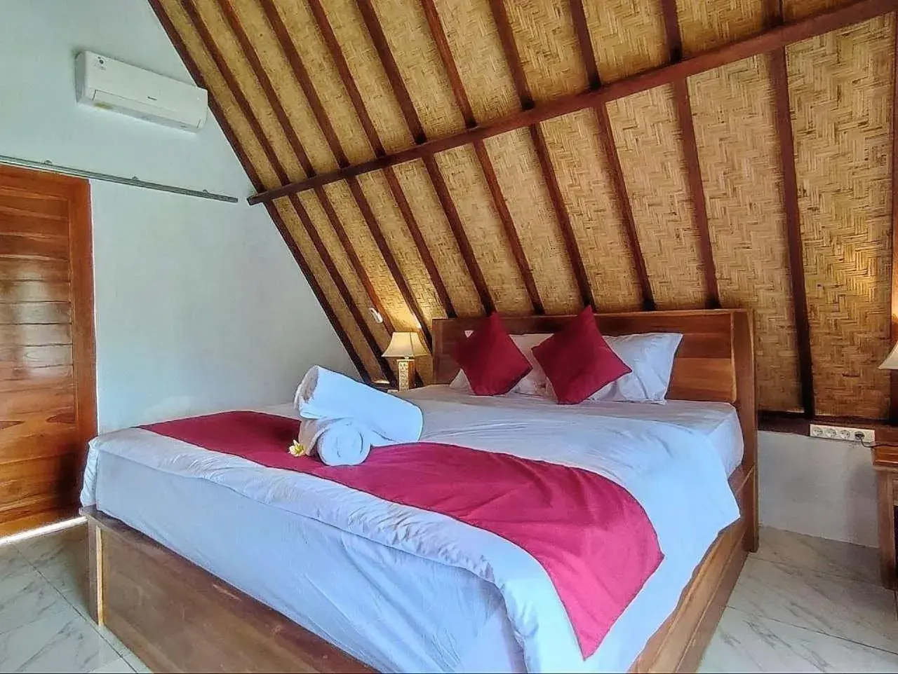 Bedroom, Bed in Sun Grace Penida Cottage Bedroom, Bed in Sun Grace Penida Cottage