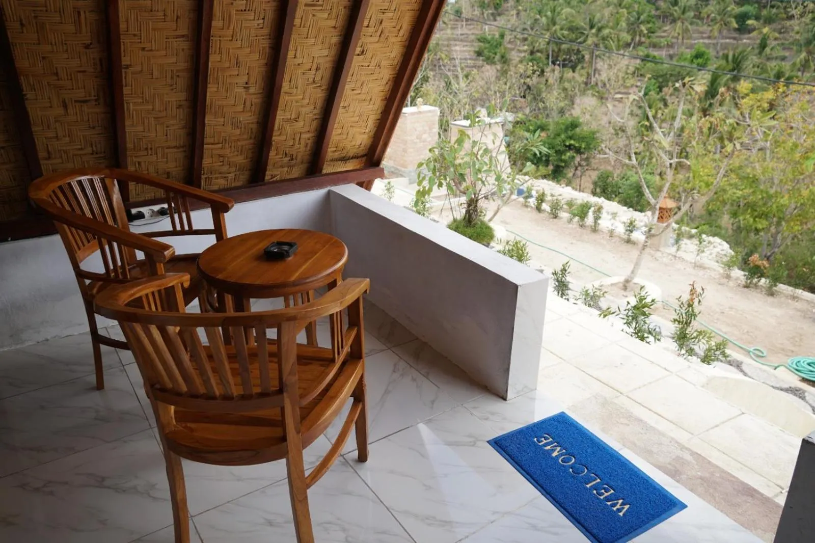 Balcony/Terrace in Sun Grace Penida Cottage