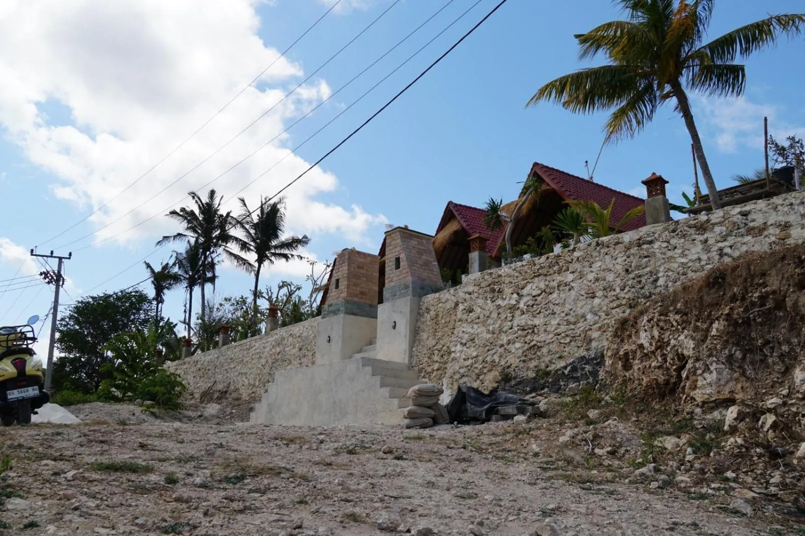 Parking in Sun Grace Penida Cottage