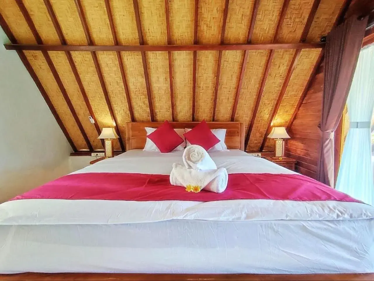 Bedroom, Bed in Sun Grace Penida Cottage Bedroom, Bed in Sun Grace Penida Cottage