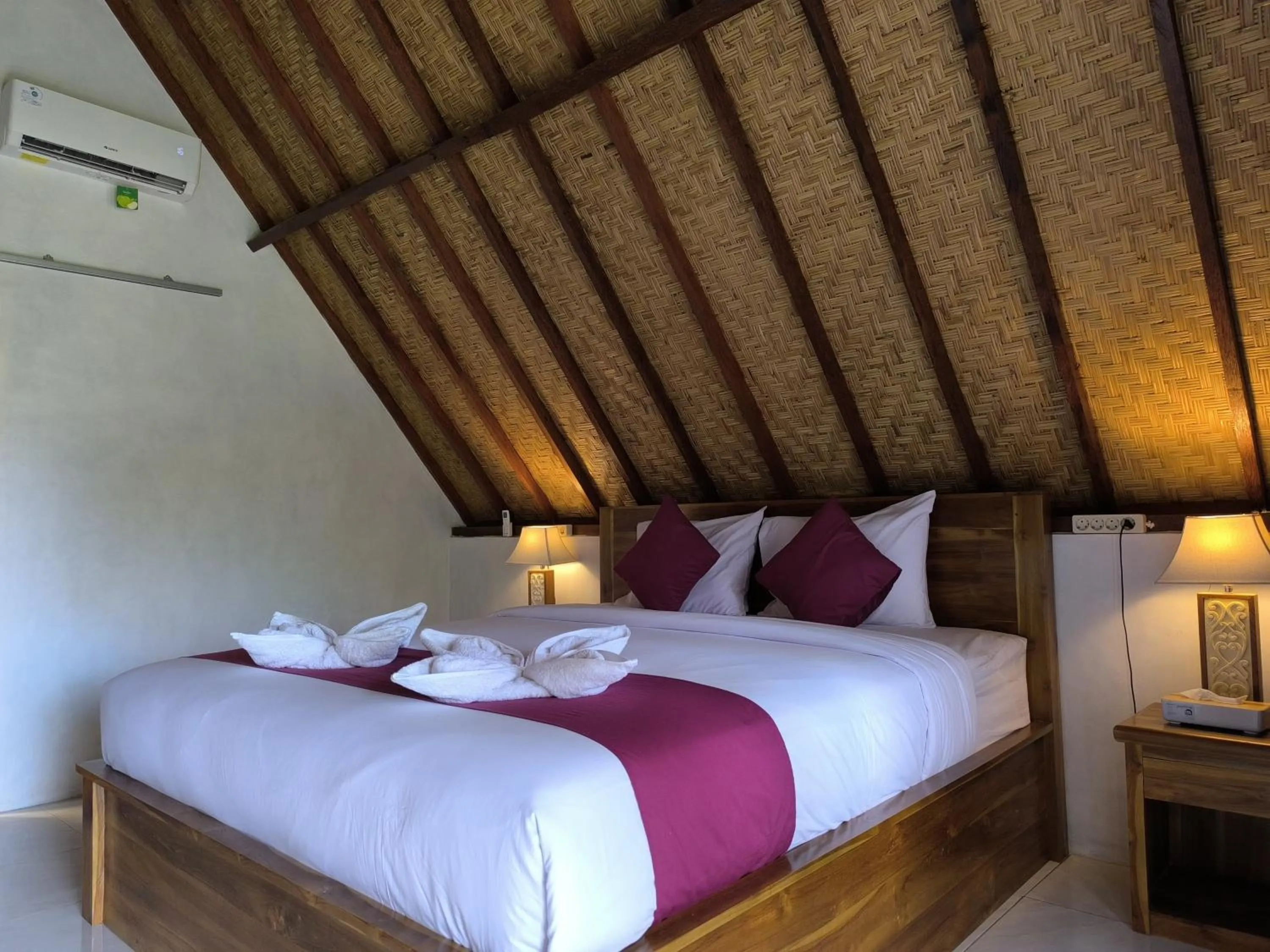 Bed in Sun Grace Penida Cottage