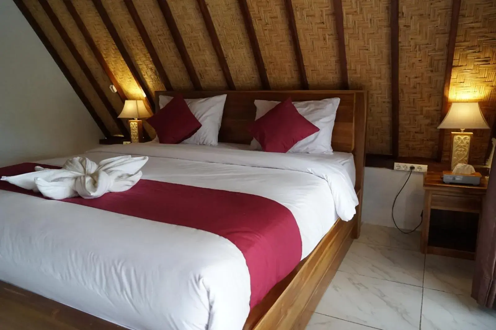 Bed in Sun Grace Penida Cottage Bed in Sun Grace Penida Cottage