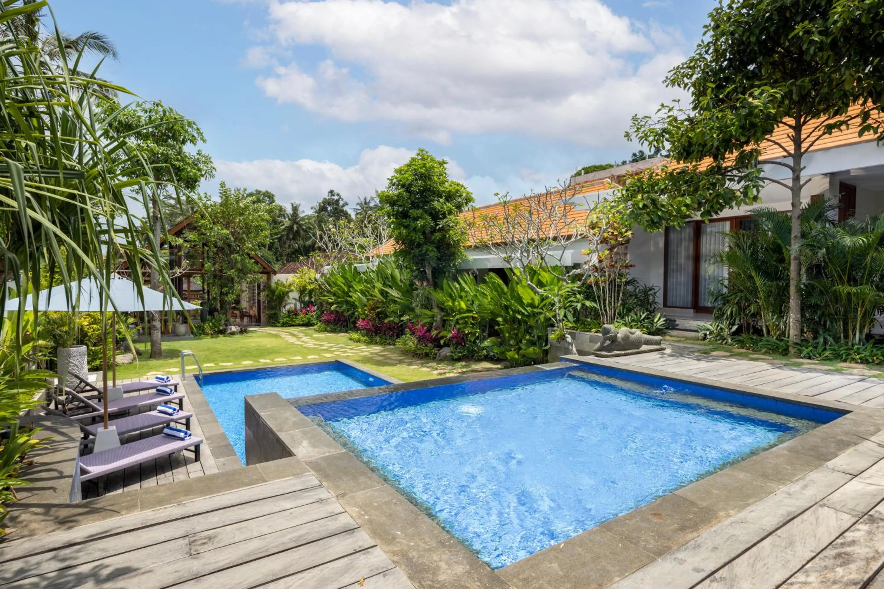 Garden view in Bhumi Sangtu Ubud