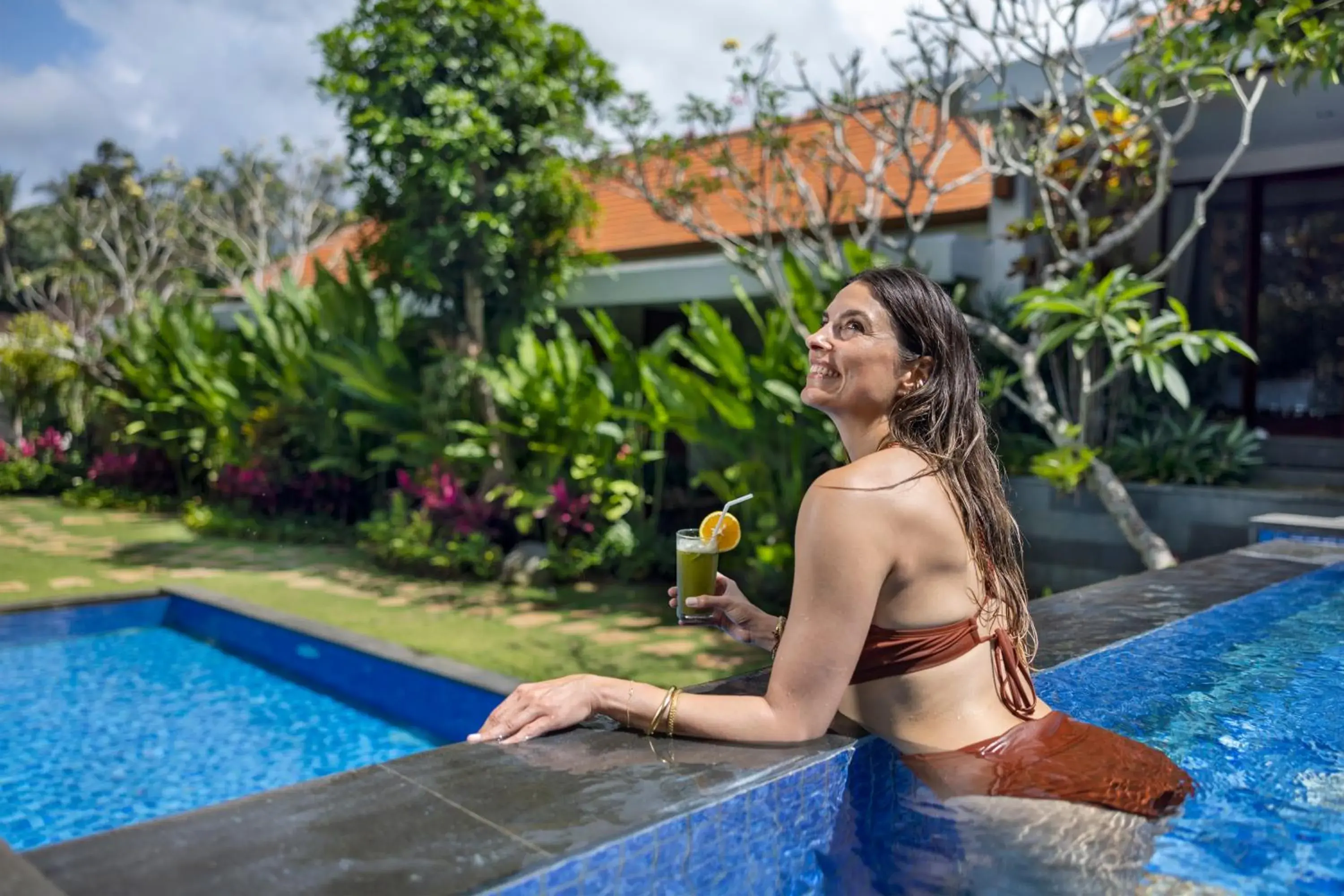 Swimming pool in Bhumi Sangtu Ubud Swimming pool in Bhumi Sangtu Ubud