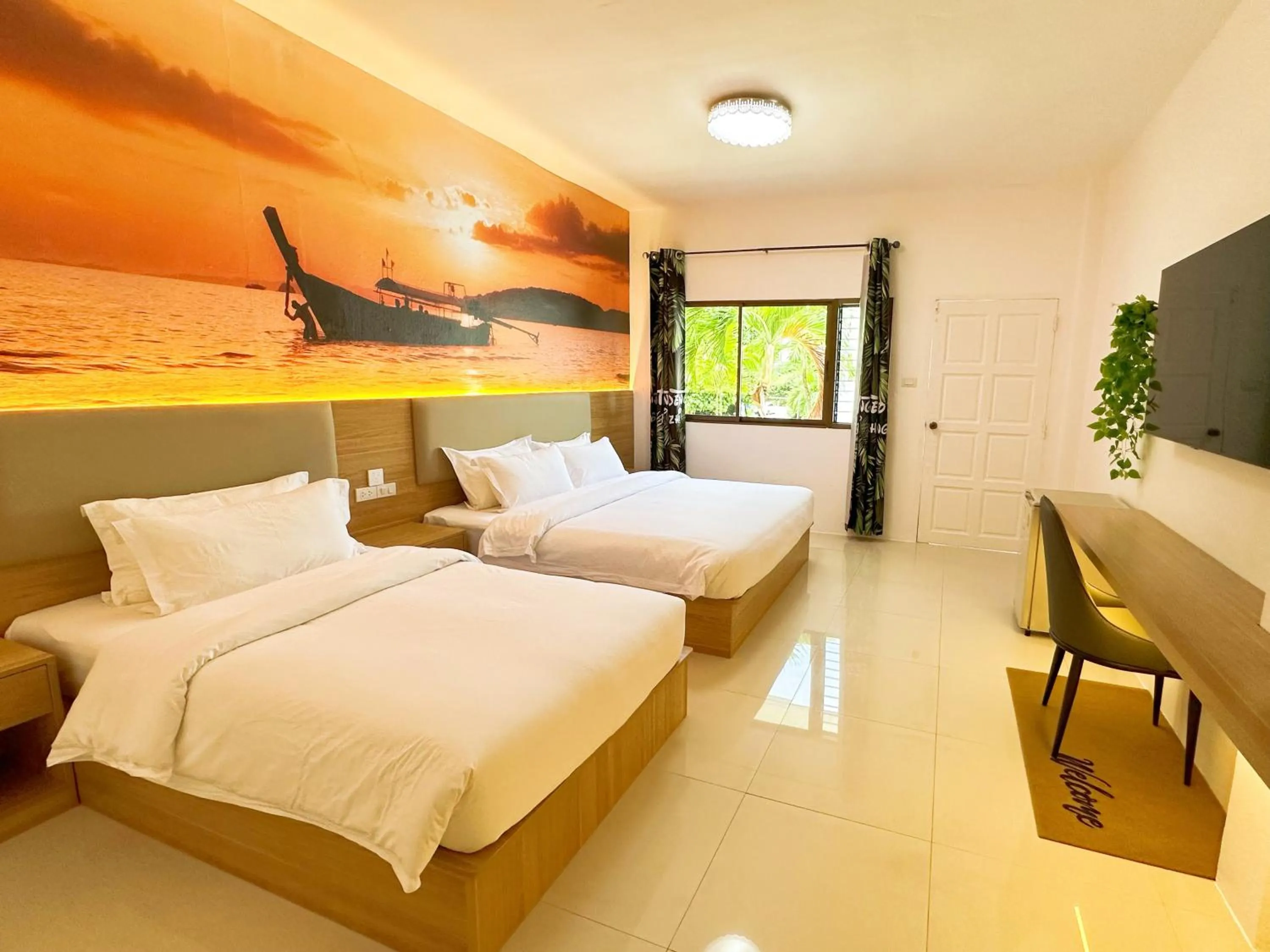 Bed in The coconut nanai resort