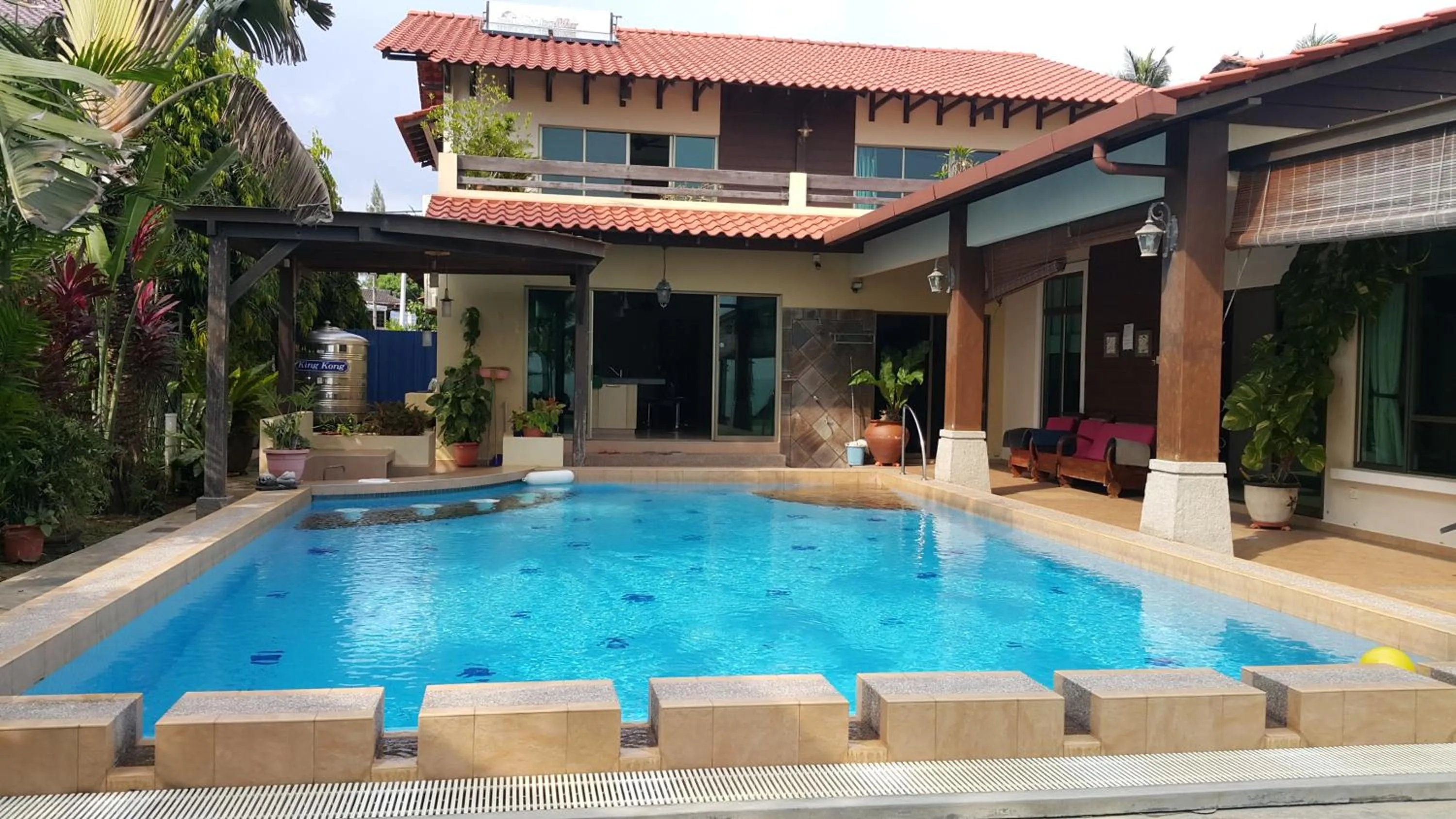 Melaka Beachfront Villa with Pool