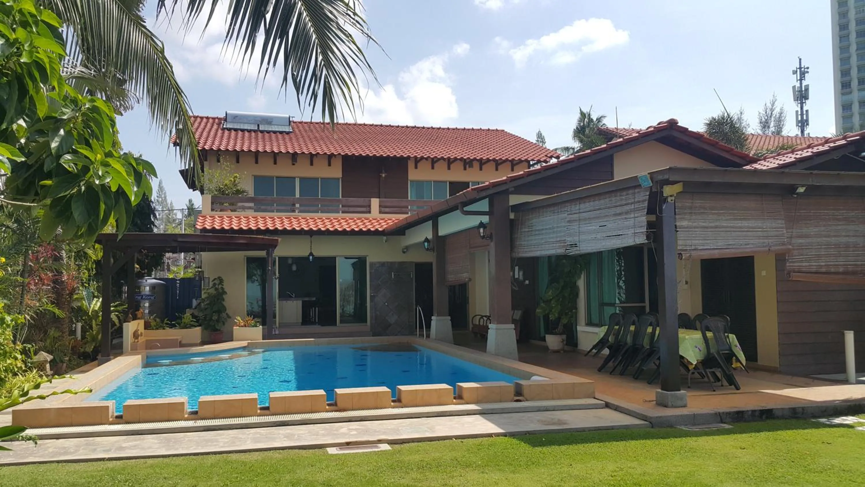 Melaka Beachfront Villa with Pool