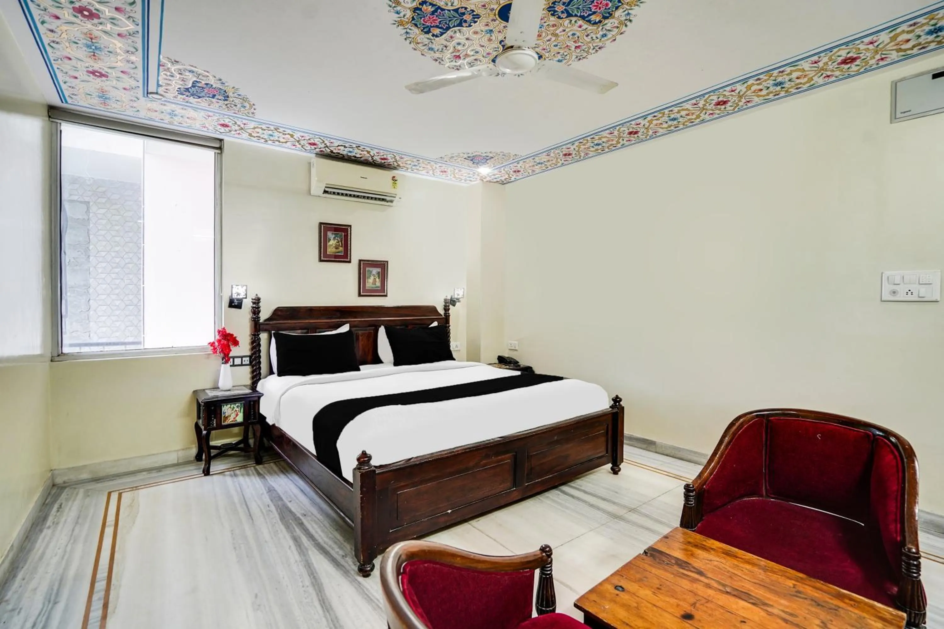 Bedroom, Bed in Super Townhouse Durgapura formerly Gumaan Heritage