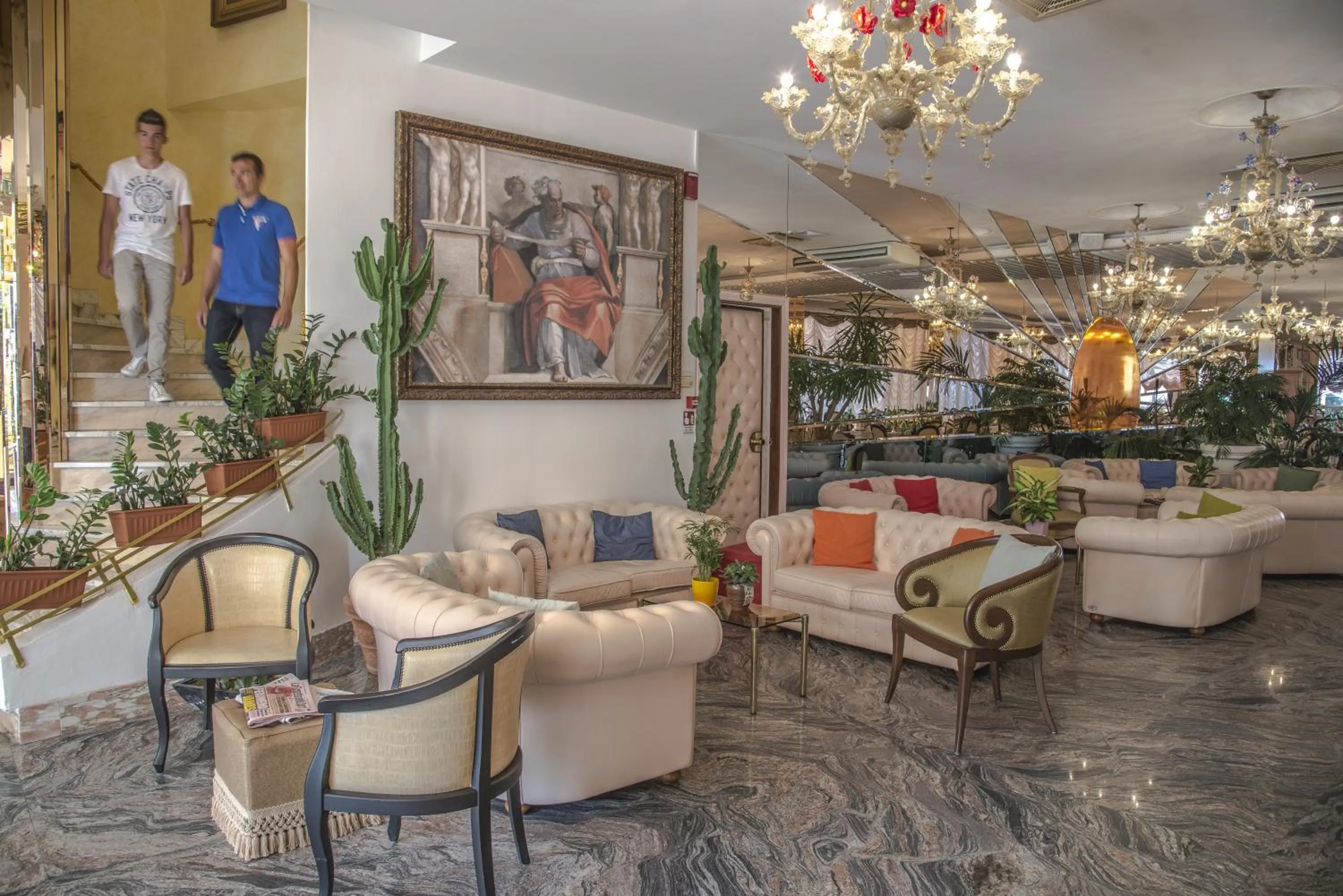 Lobby or reception in Hotel Baia Marina