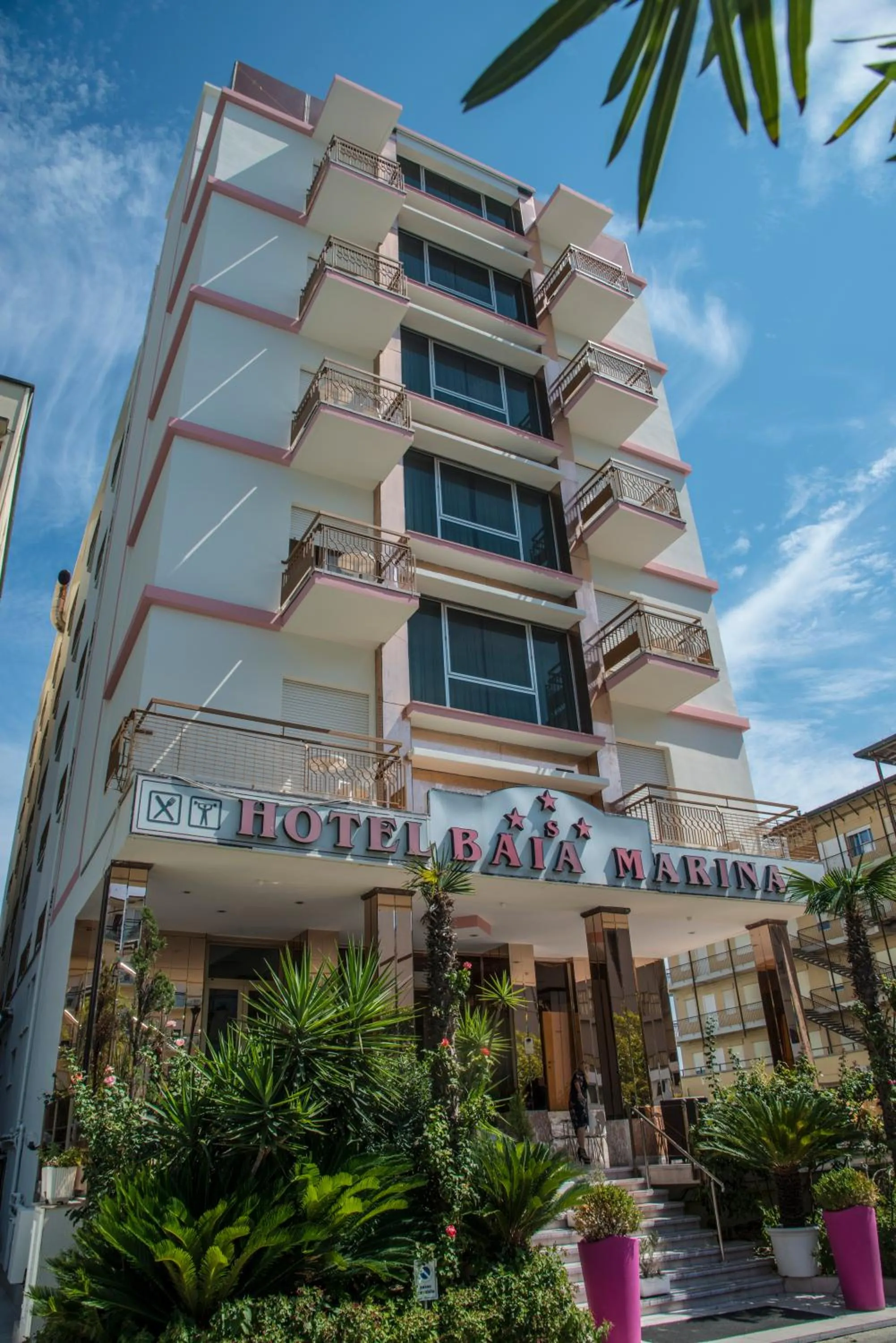 Facade/entrance in Hotel Baia Marina