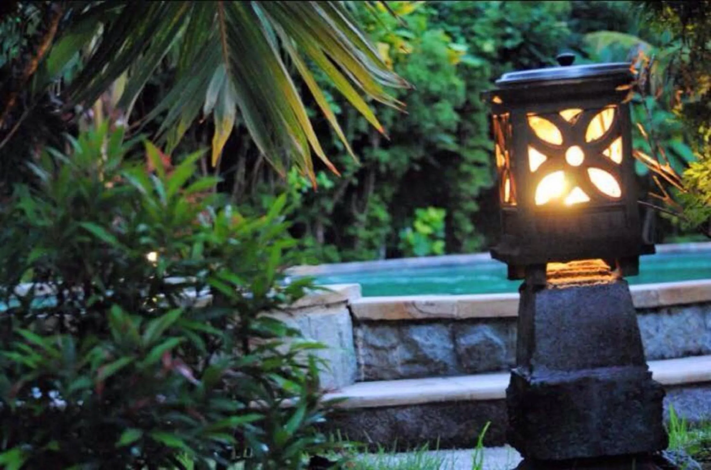 Decorative detail in Villa Chandra