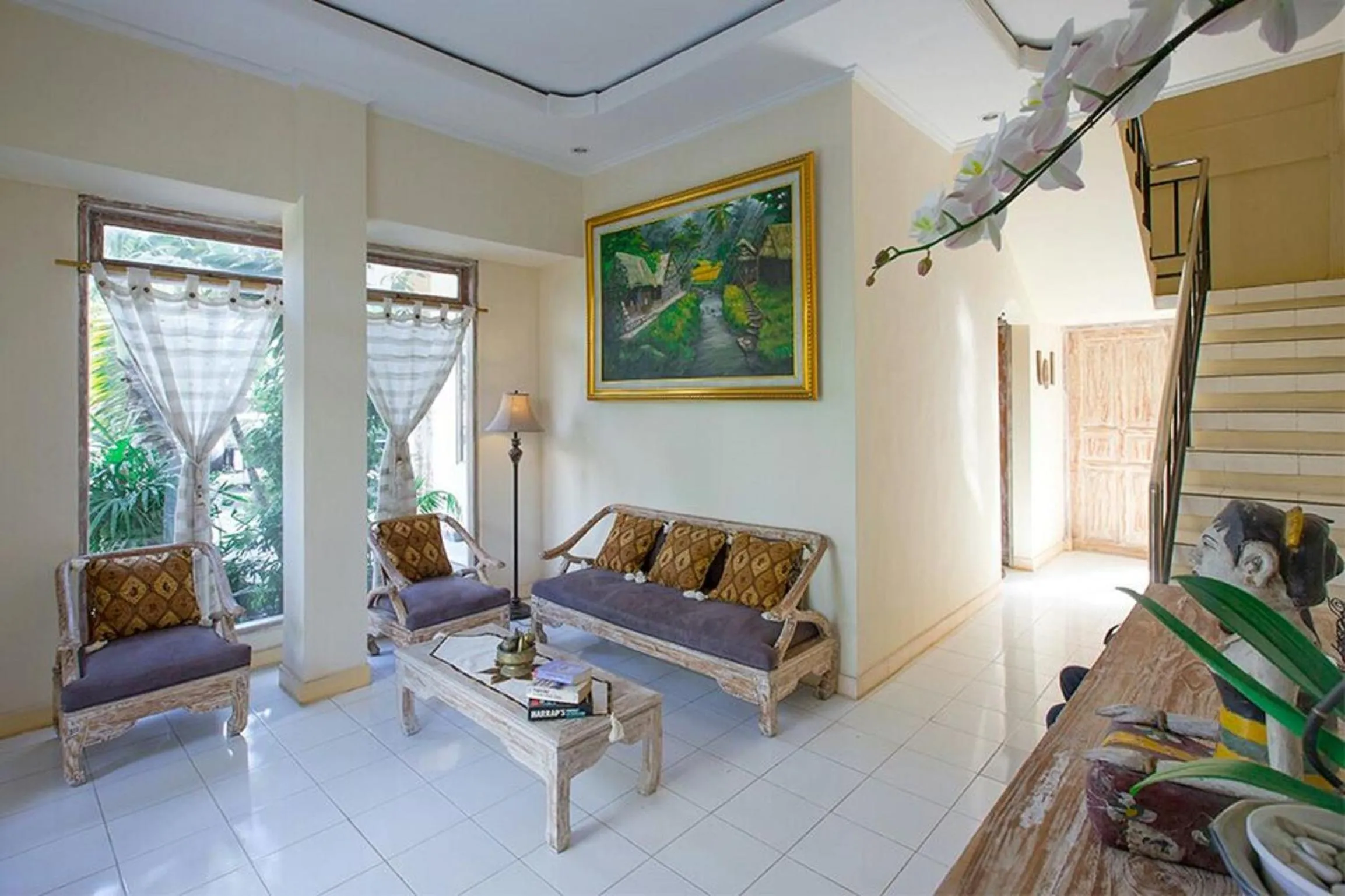 Living room in Villa Chandra
