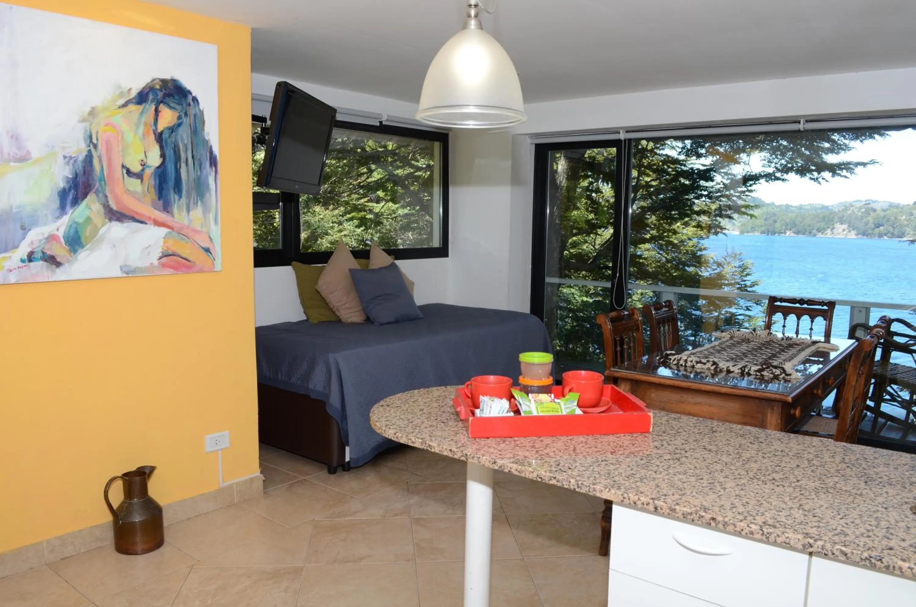 Balcony/Terrace in Apart Hotel La Busqueda