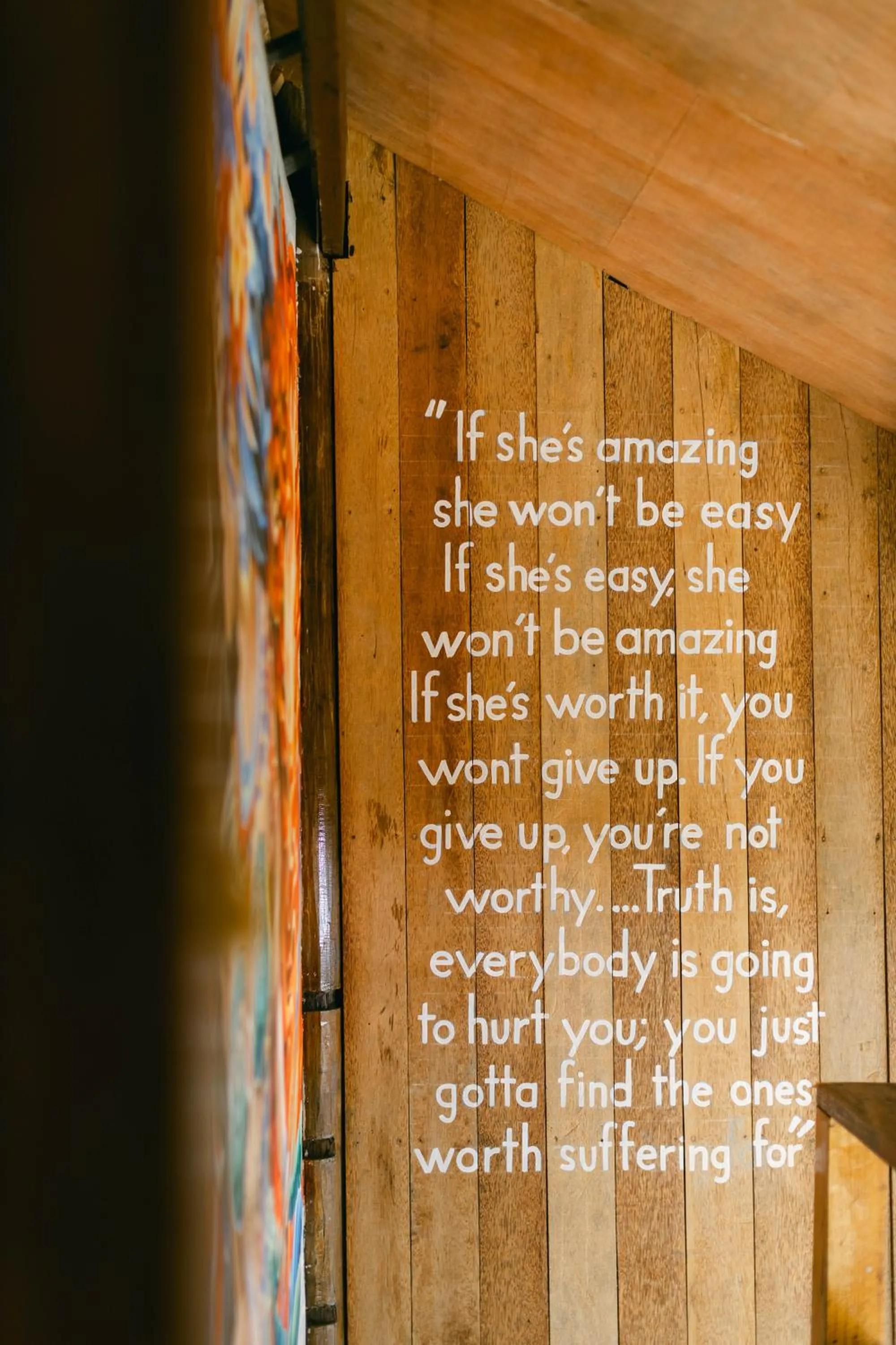 Text overlay in katana siargao