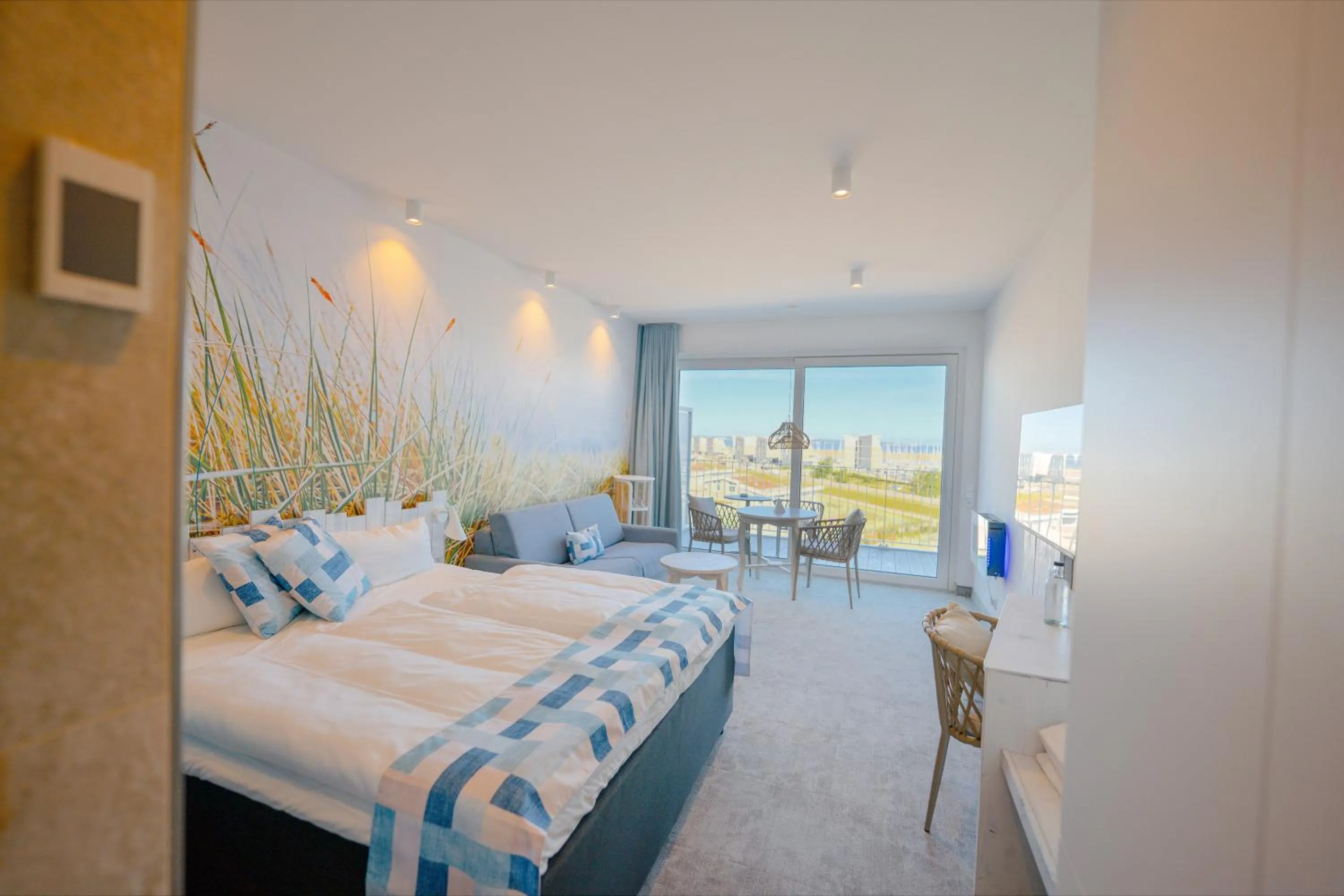 Bed in SlowDown Bottsand Hotel und Spa