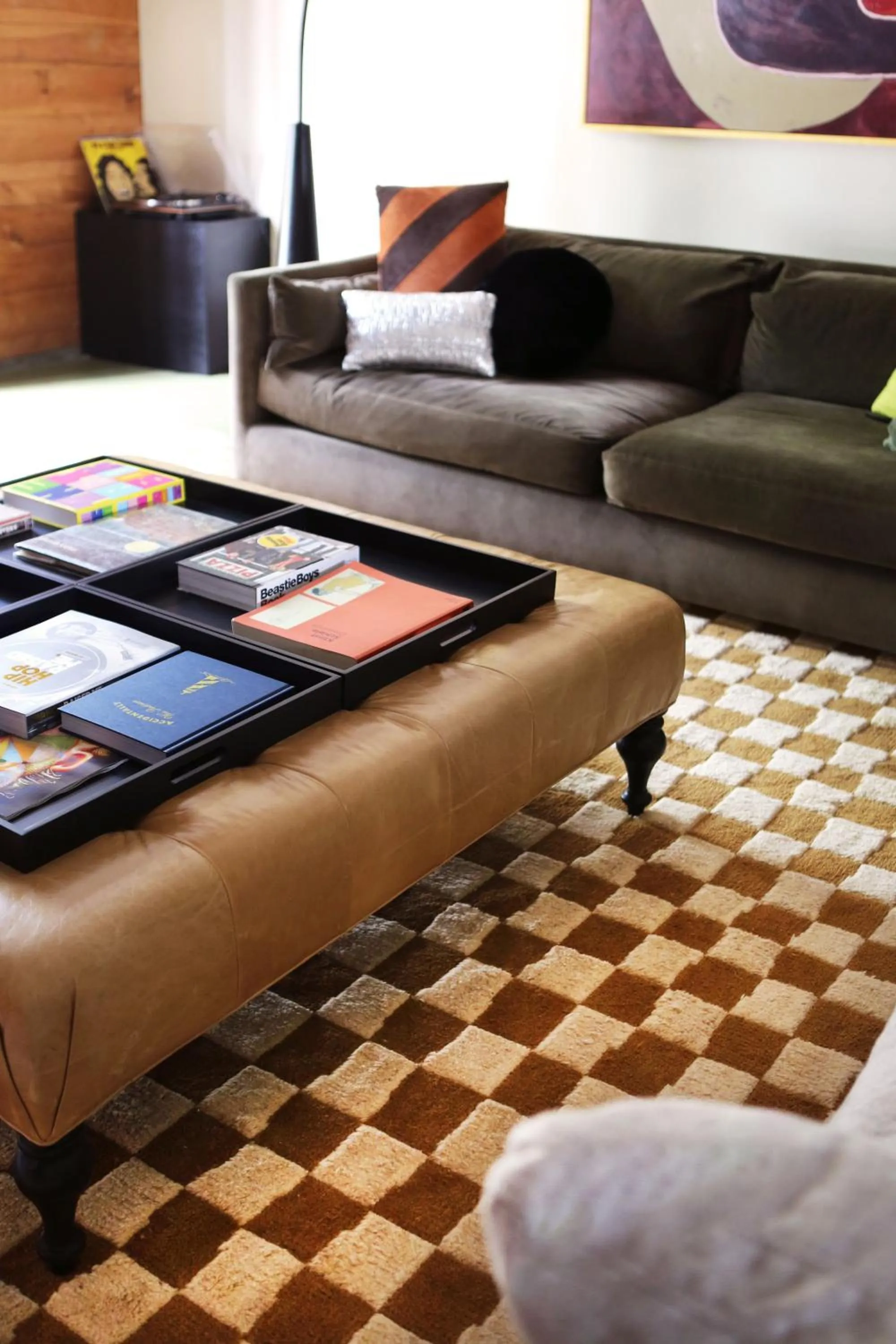 Seating area in KIngston Carriage House