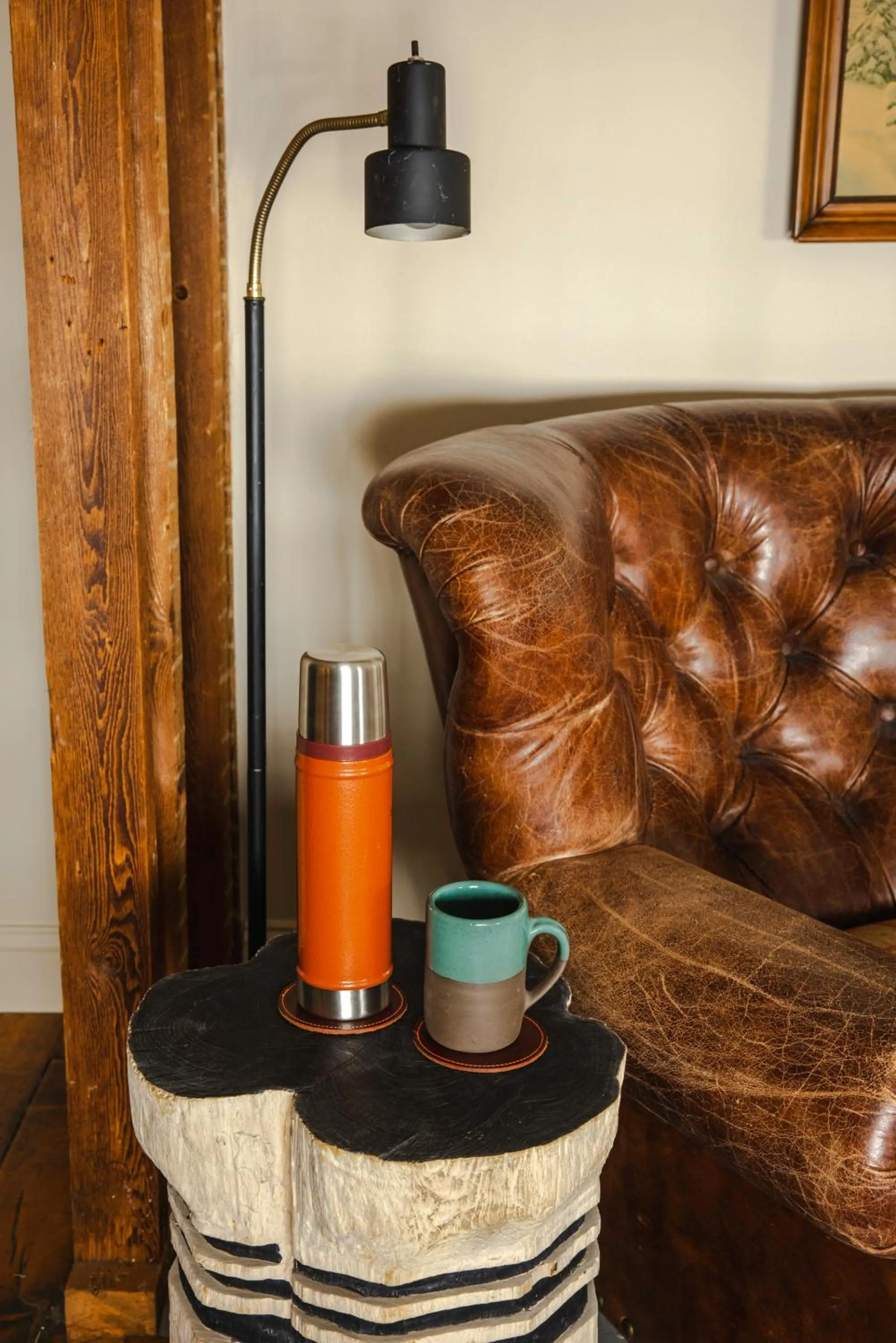 Seating area in KIngston Carriage House