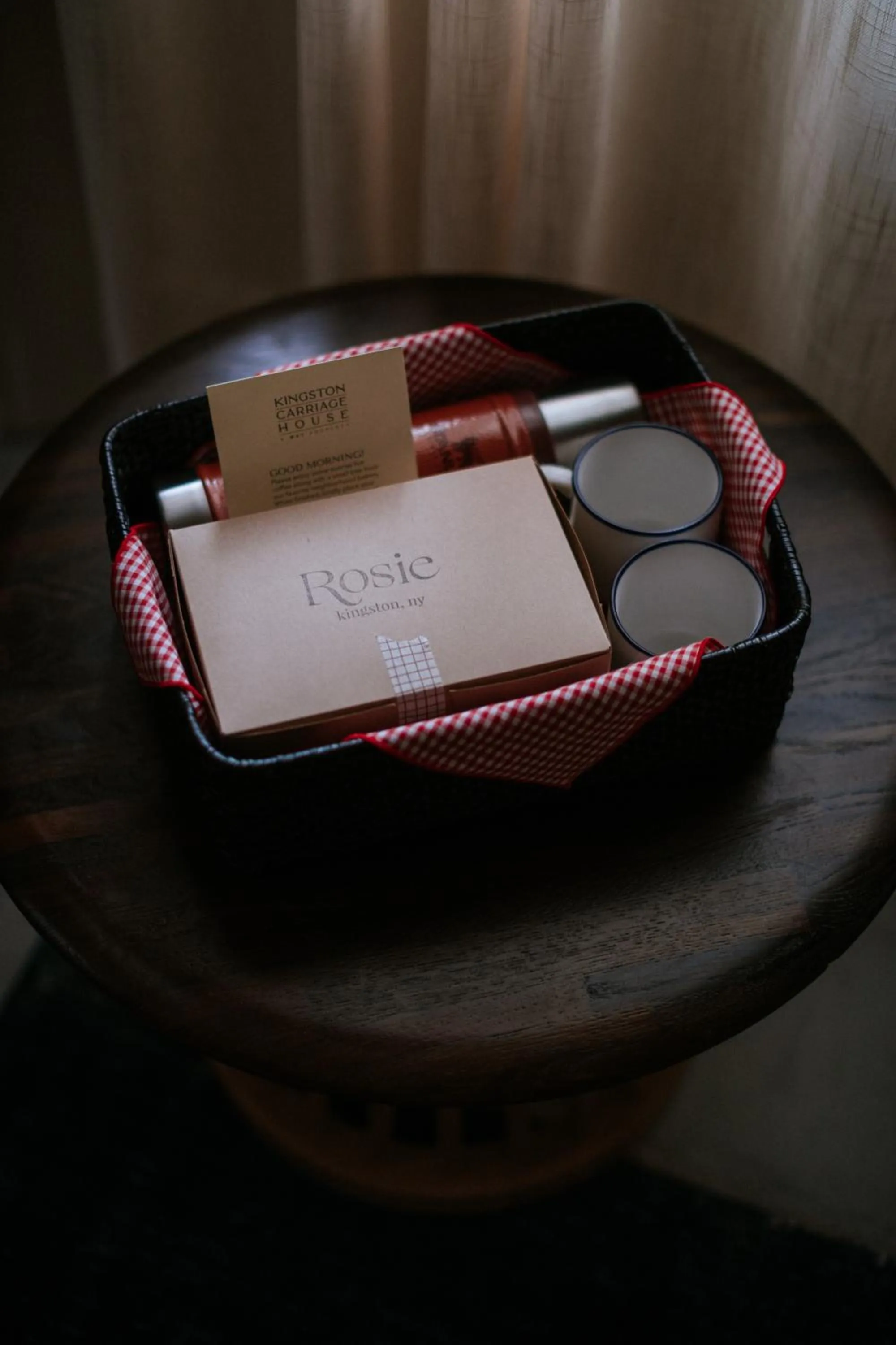 Continental breakfast in KIngston Carriage House