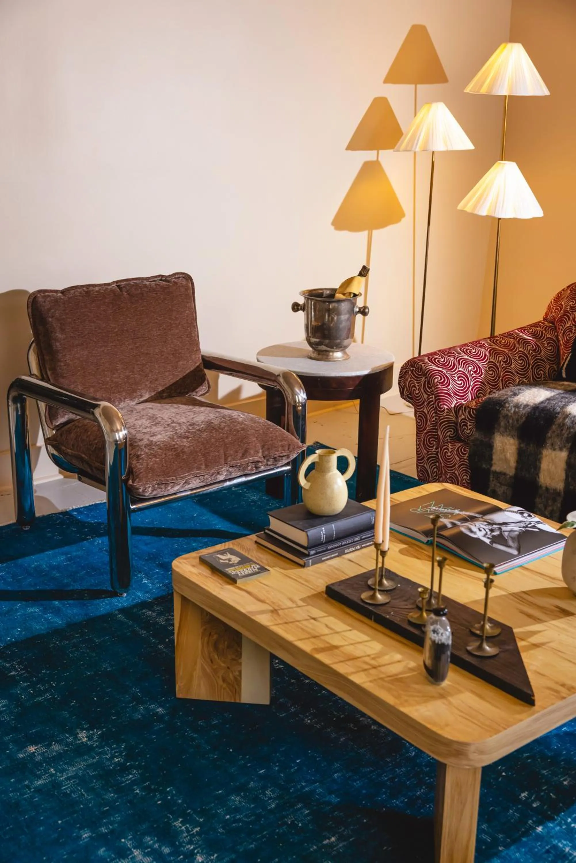 Seating area in KIngston Carriage House