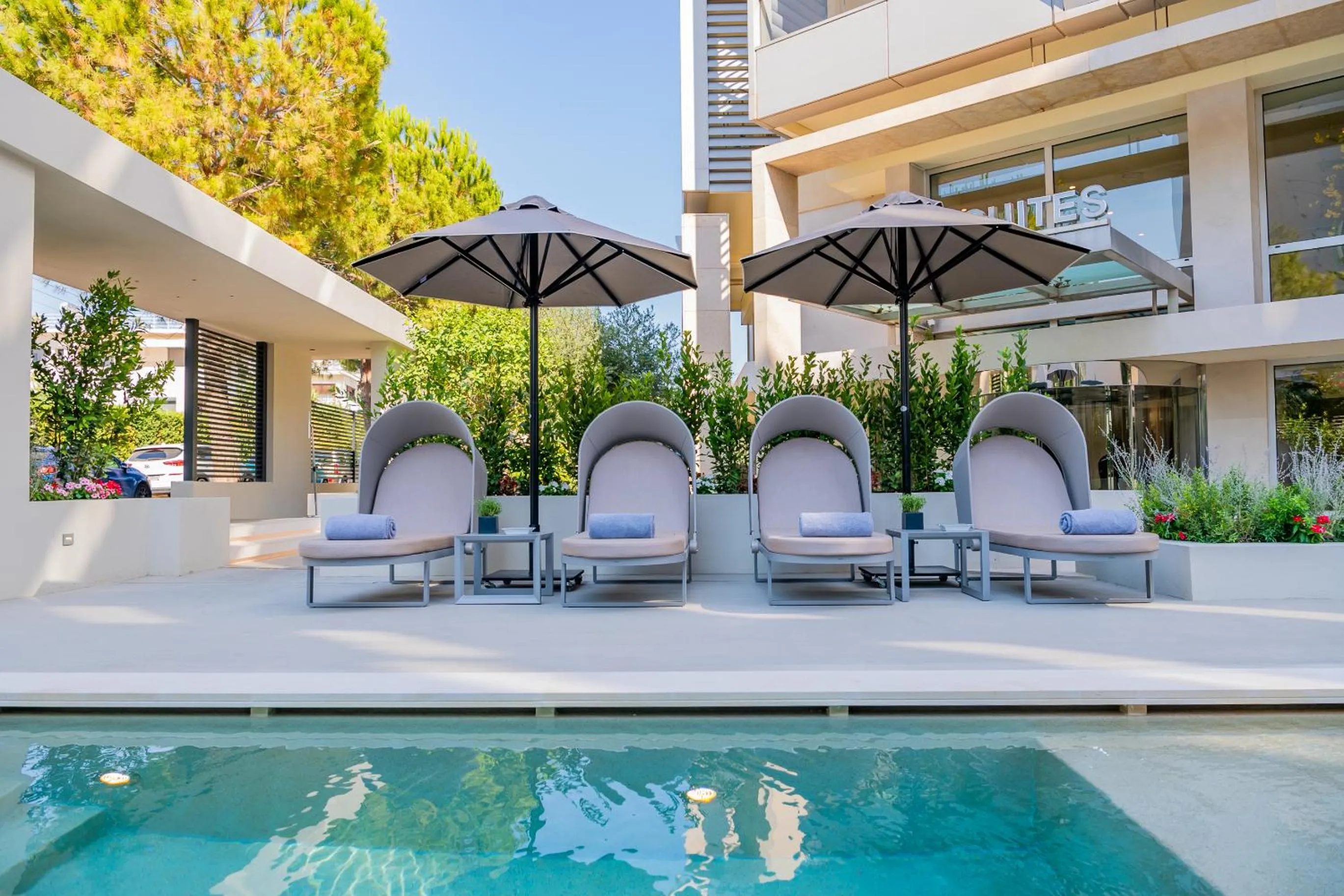 Balcony/Terrace in Divani Escape - Adults Only