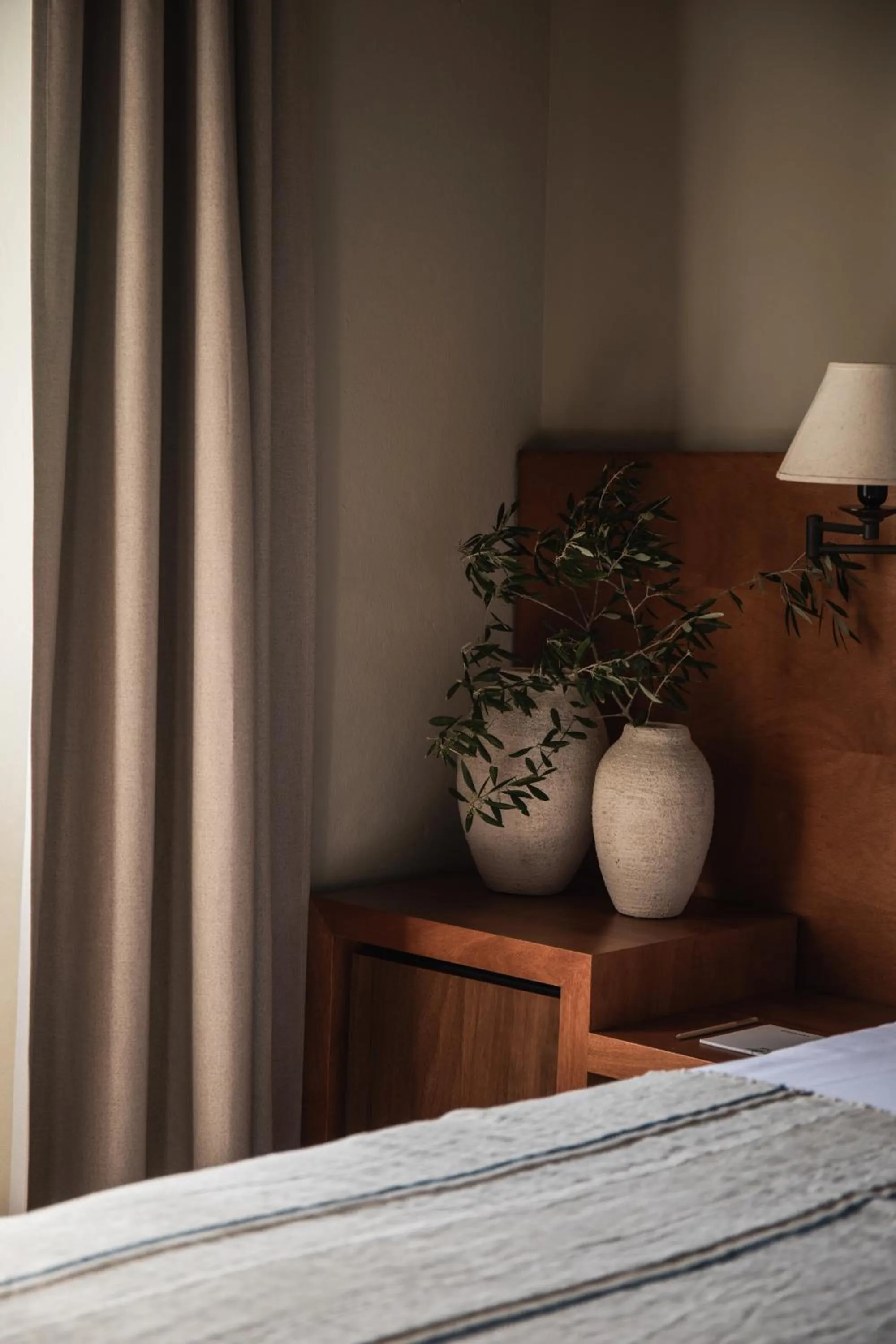 Bed in Binissaida Boutique Hotel