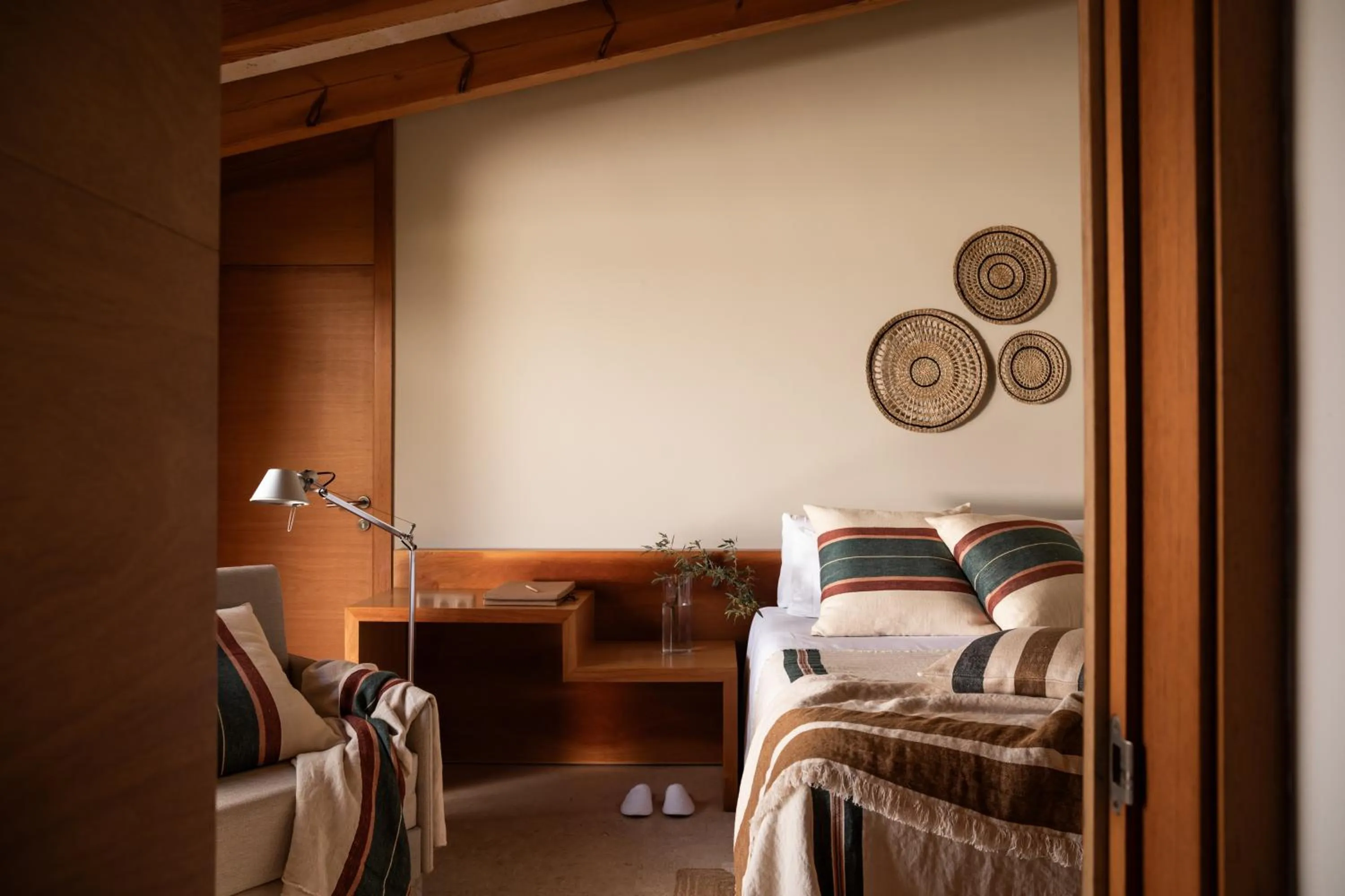 Bed in Binissaida Boutique Hotel