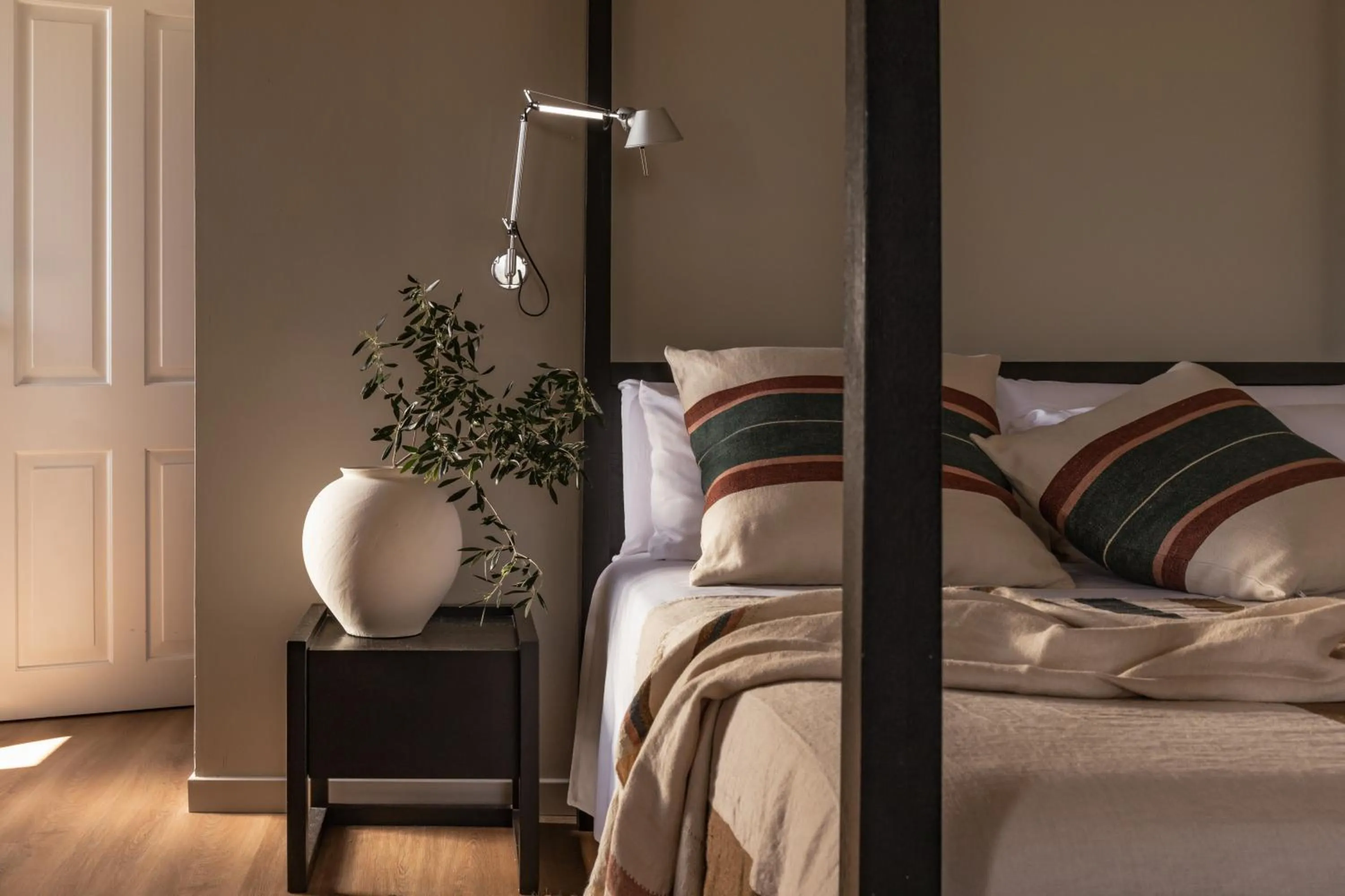 Bed in Binissaida Boutique Hotel