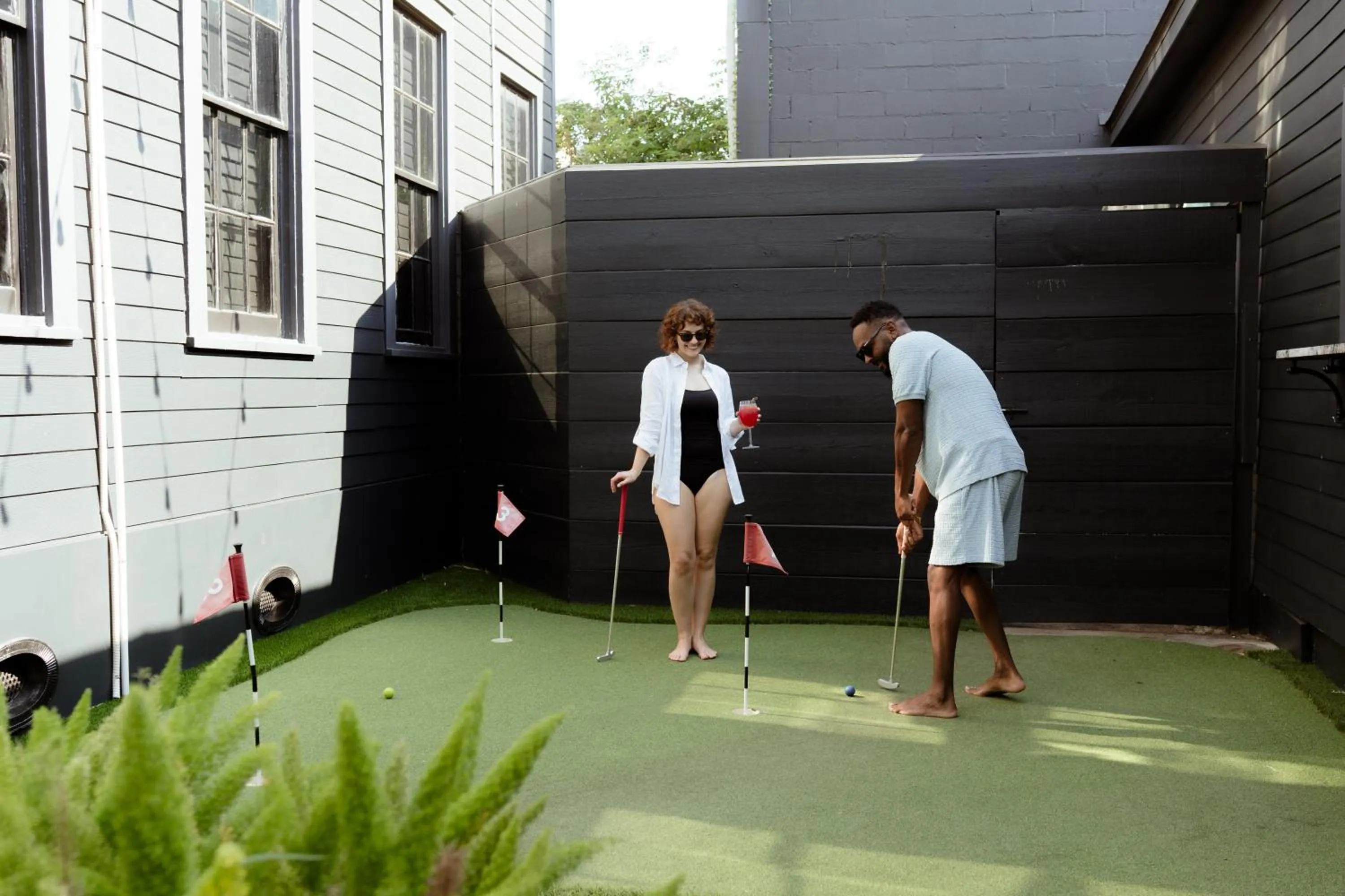 Minigolf in Blackbird Hotel