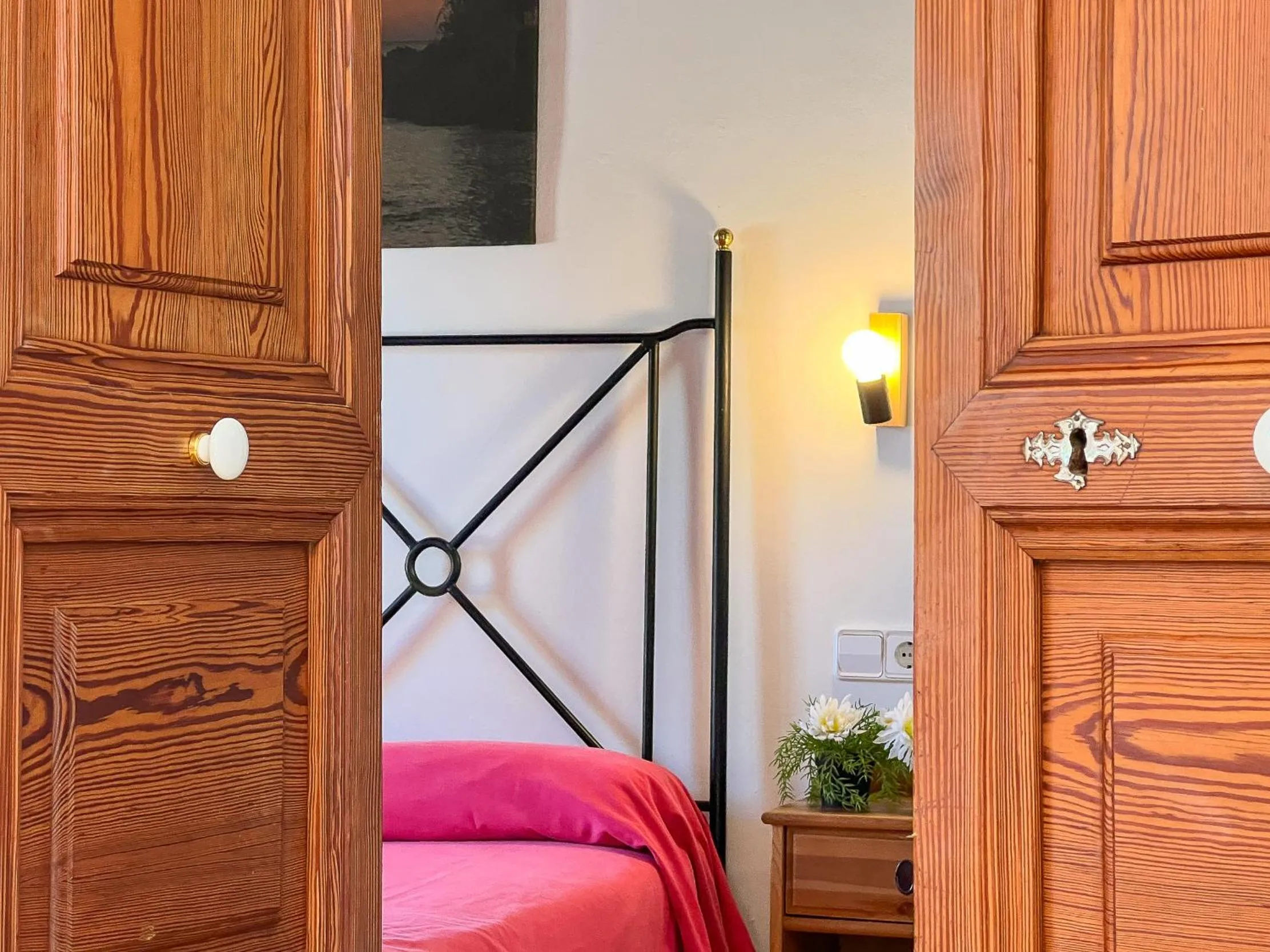 Bedroom, Bed in Finca Son Rengo