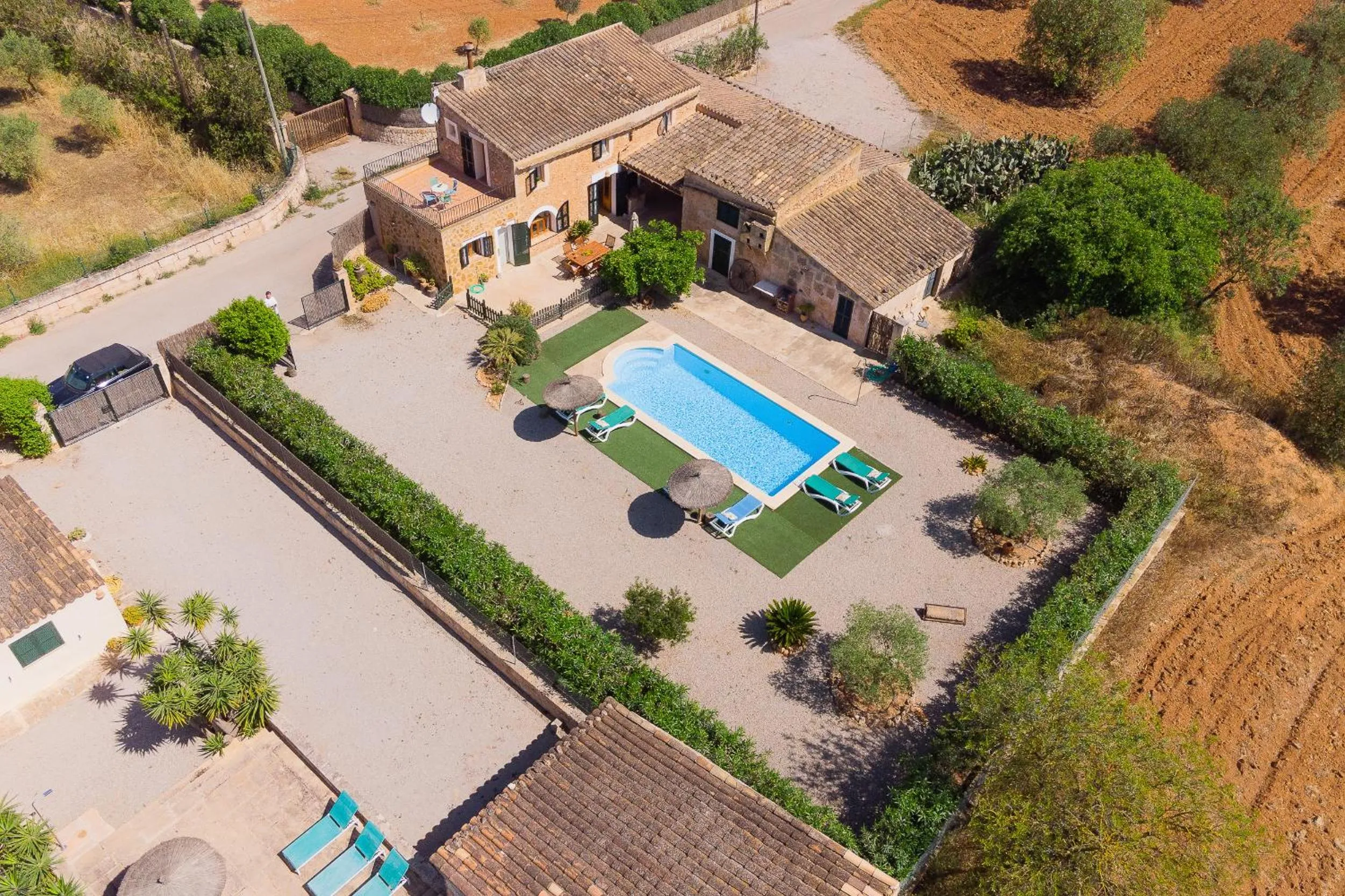 Bird's eye view in Finca Son Rengo