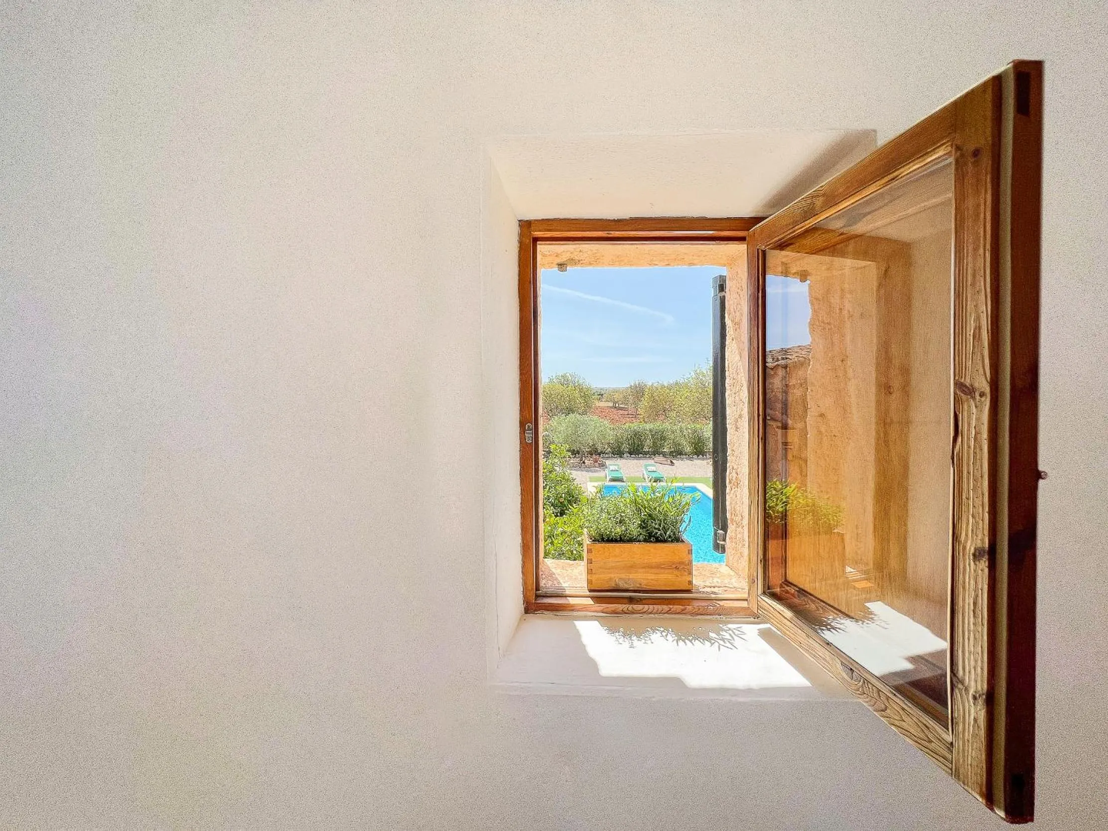 Garden view in Finca Son Rengo